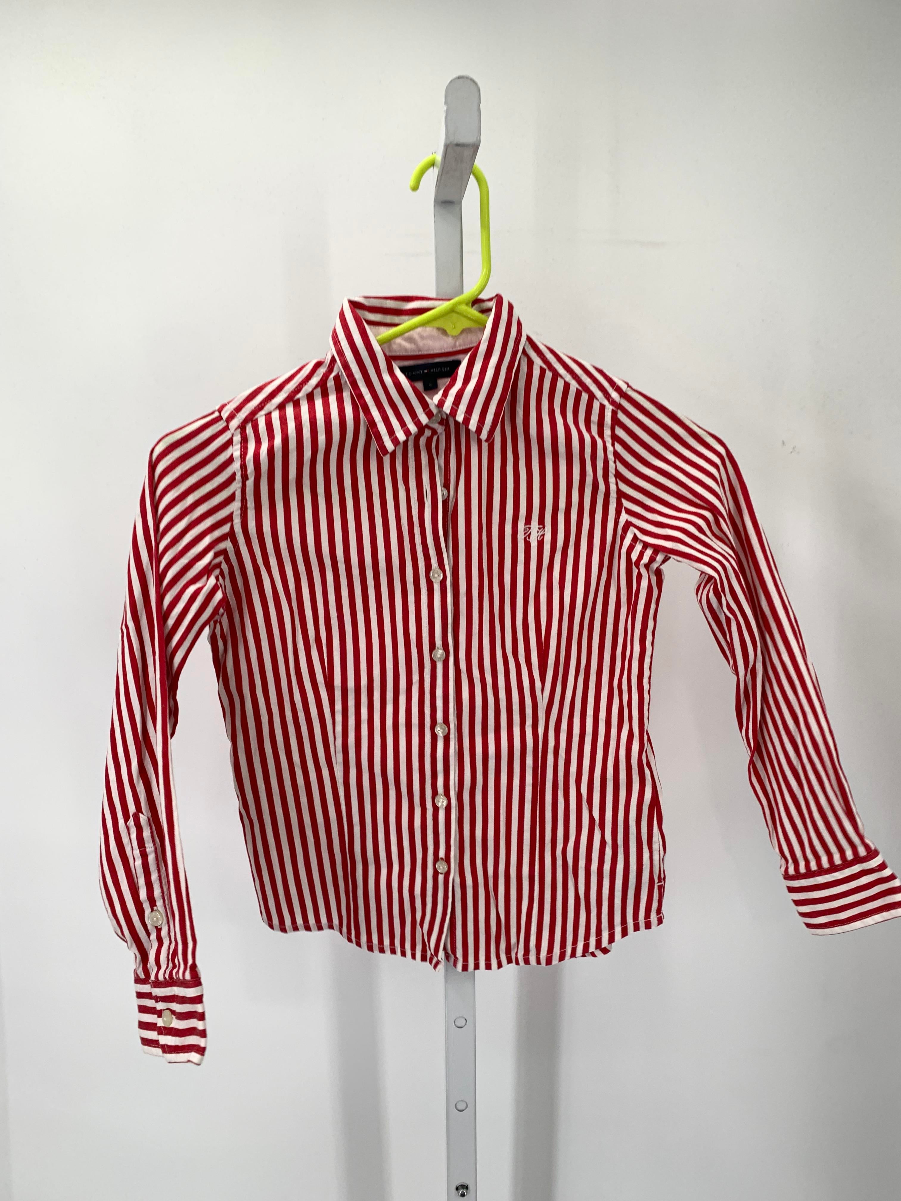Tommy Hilfiger Size 8 Girls Long Sleeve Shirt