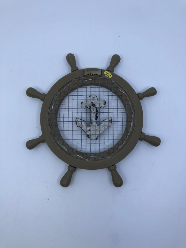 GREEN SMALL SHIP WHEEL.
