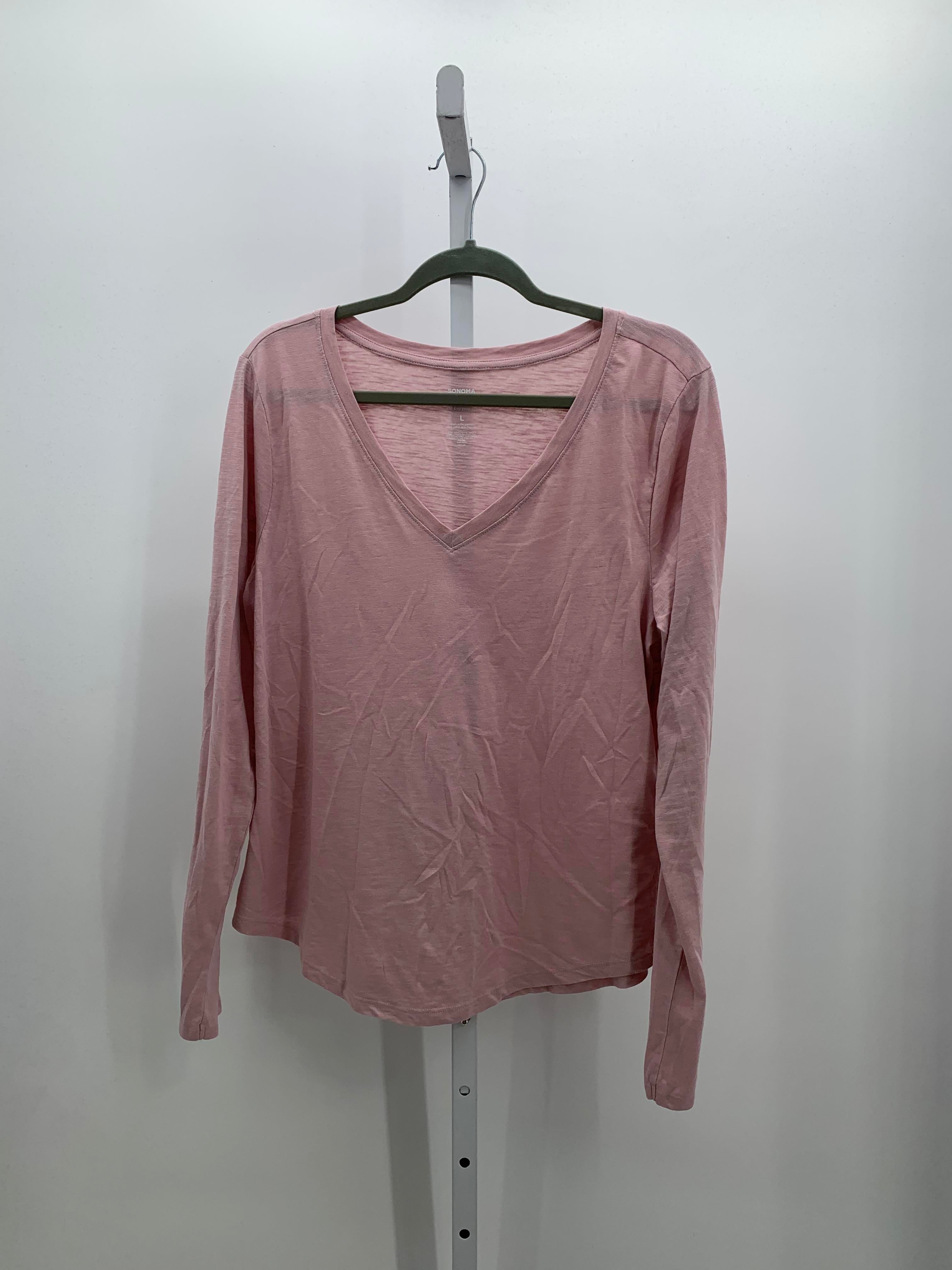 Sonoma Size Large Misses Long Sleeve Shirt
