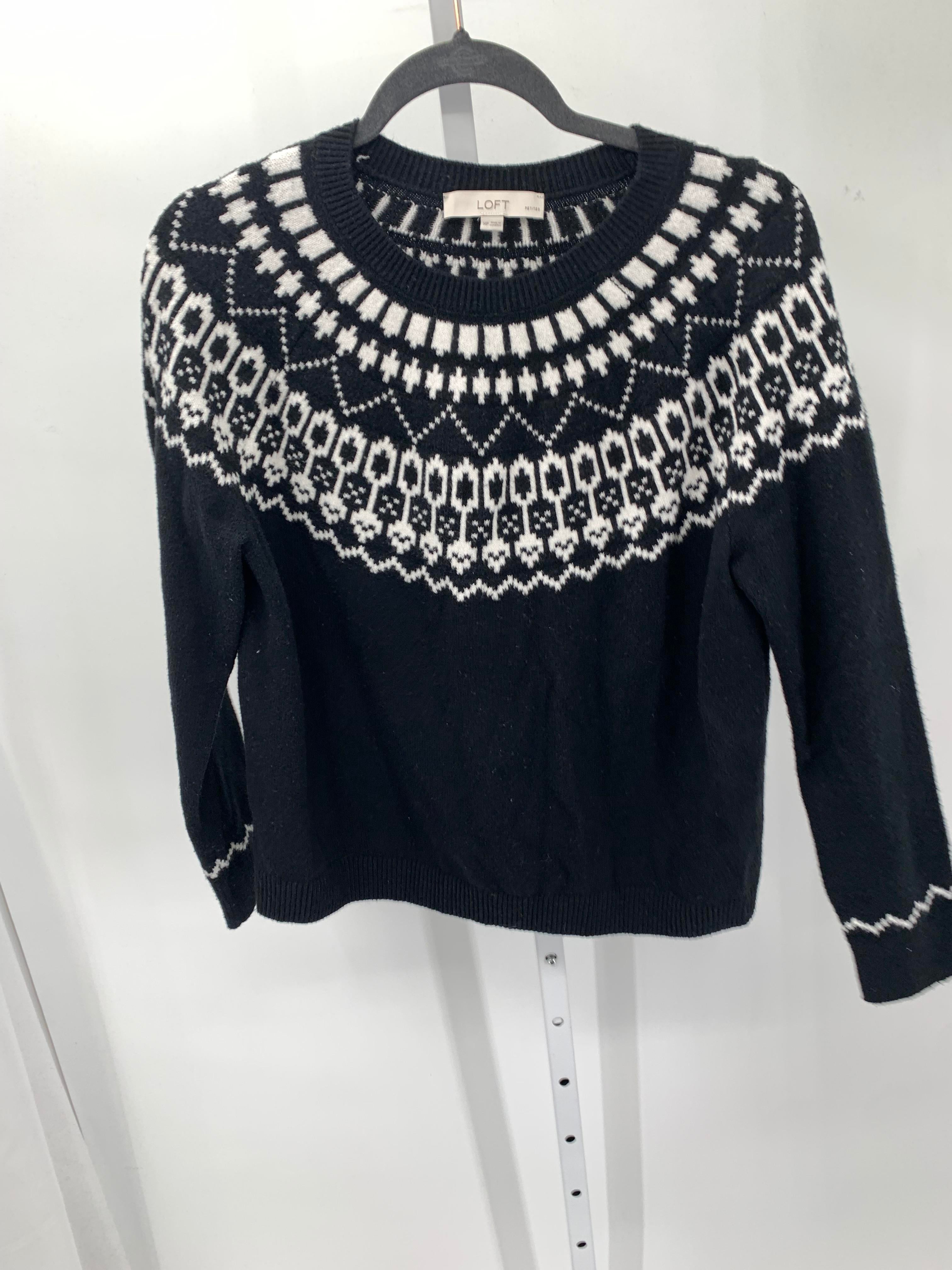 Loft Size Medium Petite Petite Long Slv Sweater