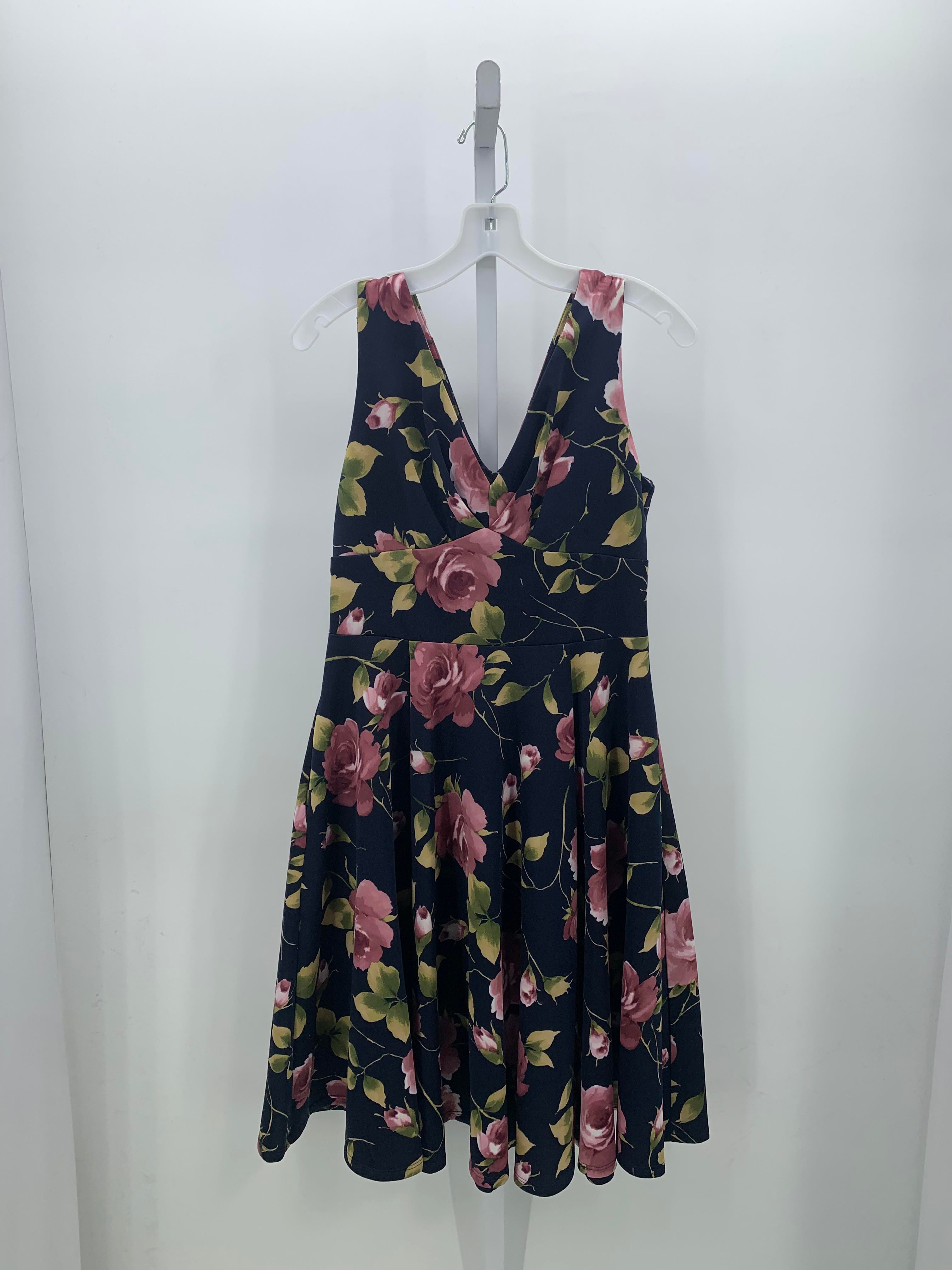 Size Large Misses Sleeveless Dress