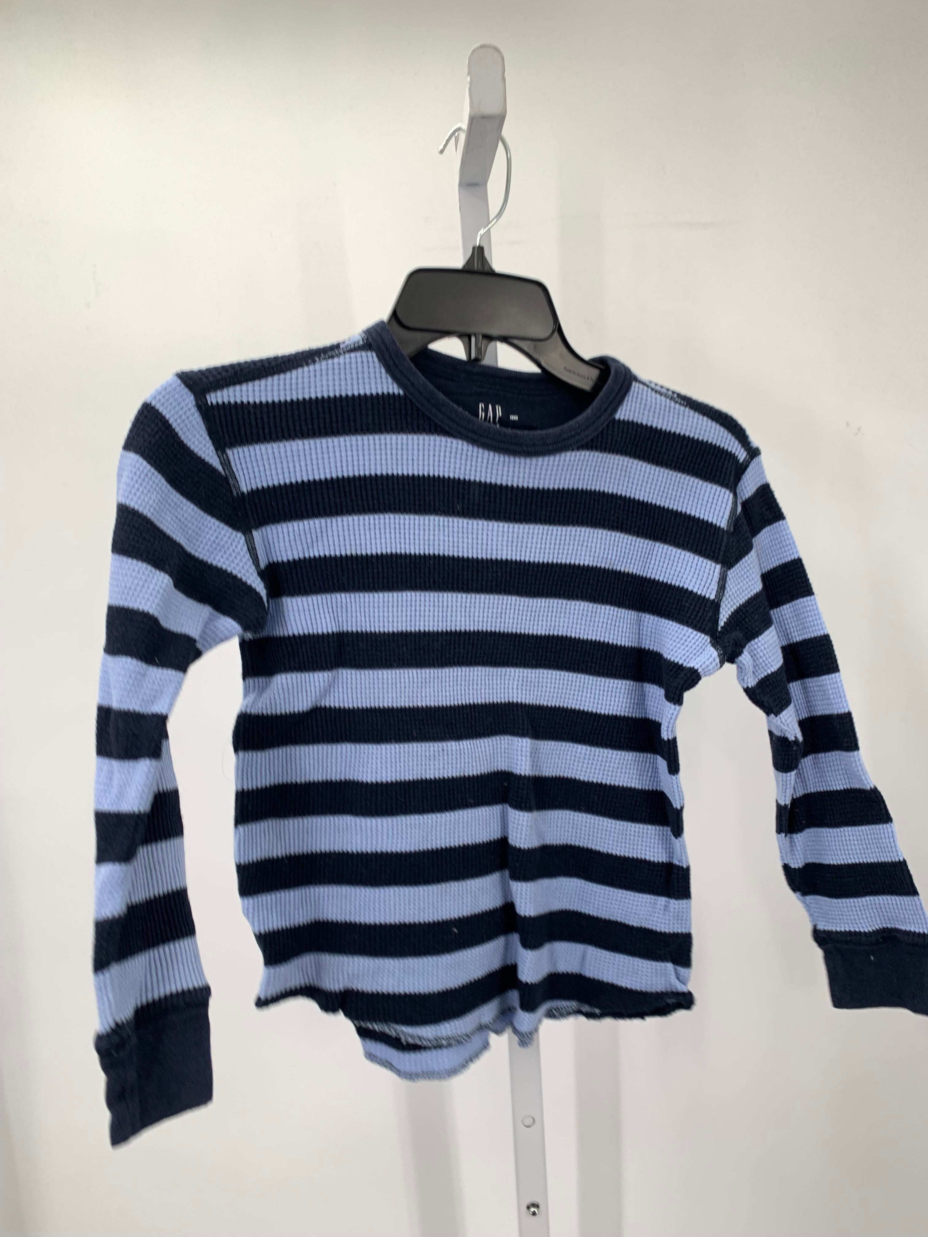 BLUE STRIPES WAFFLE KNIT