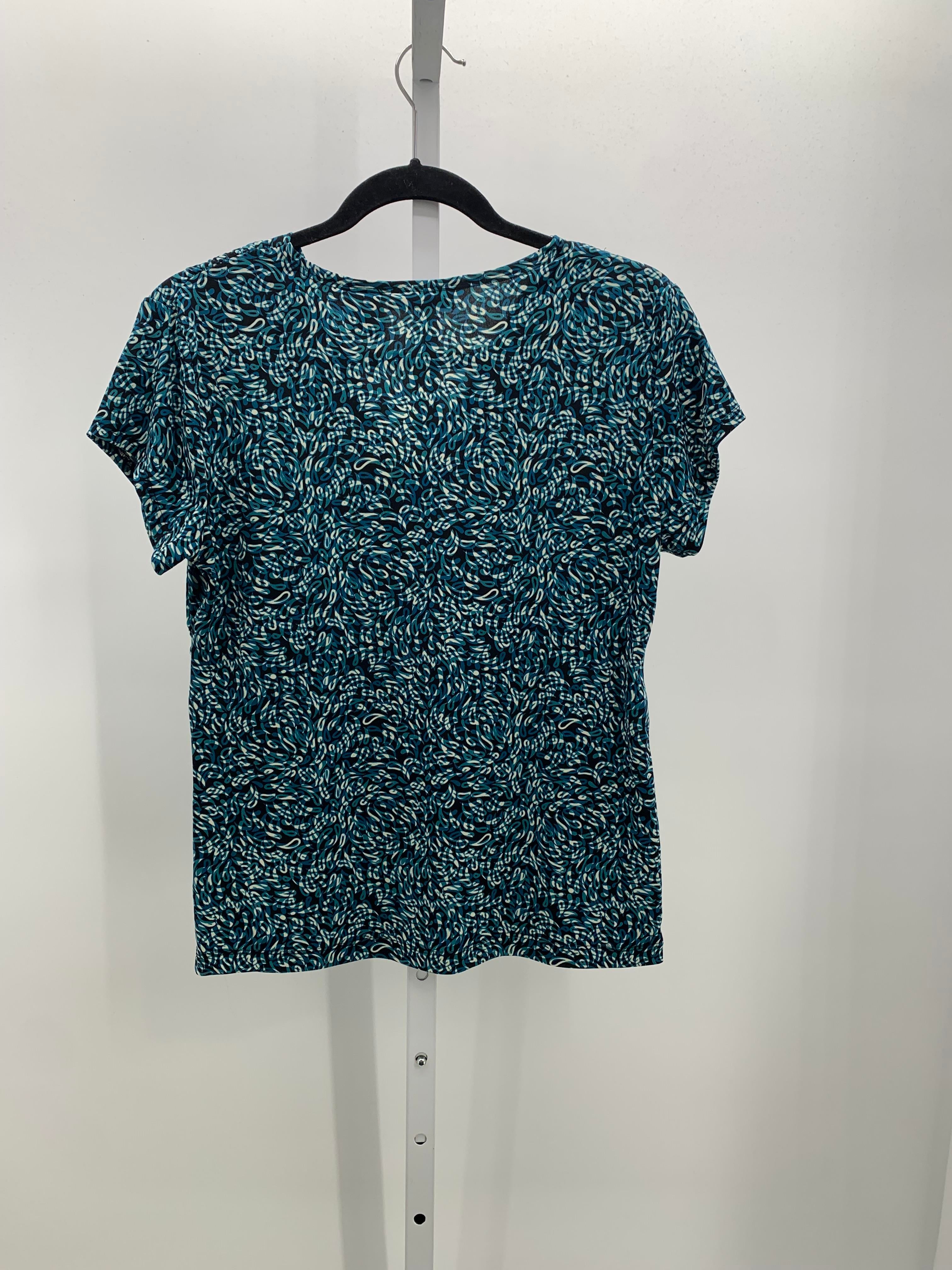 Worthington Size Medium Petite Petite Short Sleeve Shirt