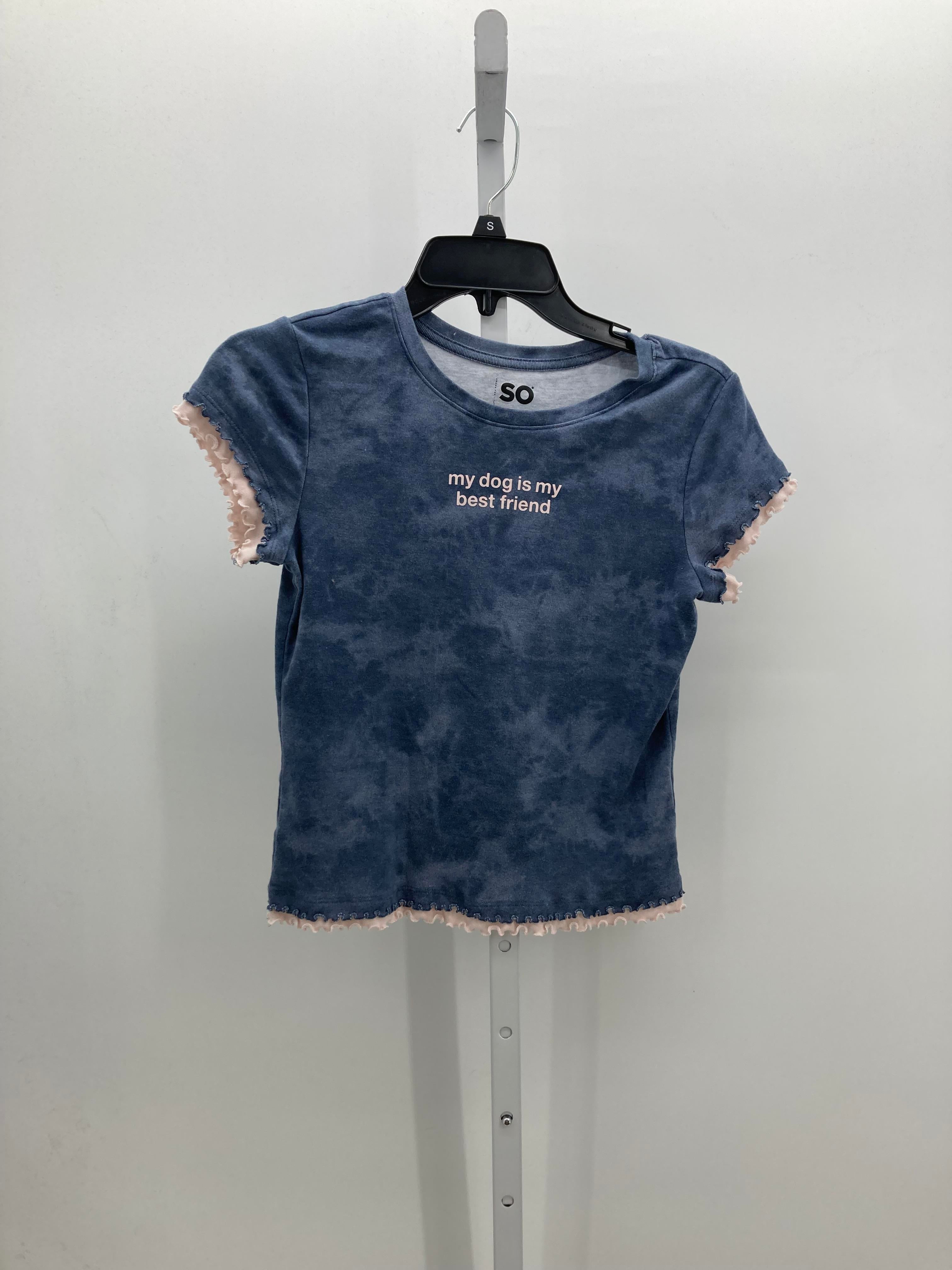 SO Size 14-16 Girls Short Sleeve Shirt