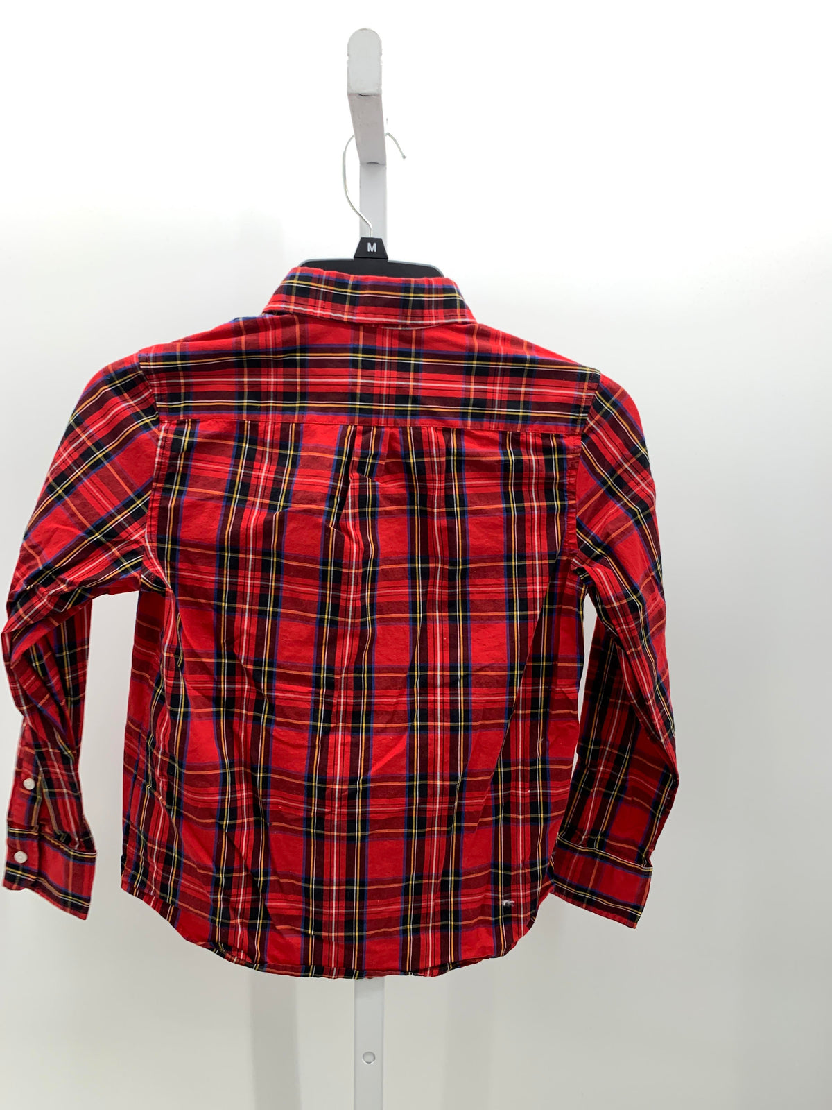 PLAID BTN DOWN