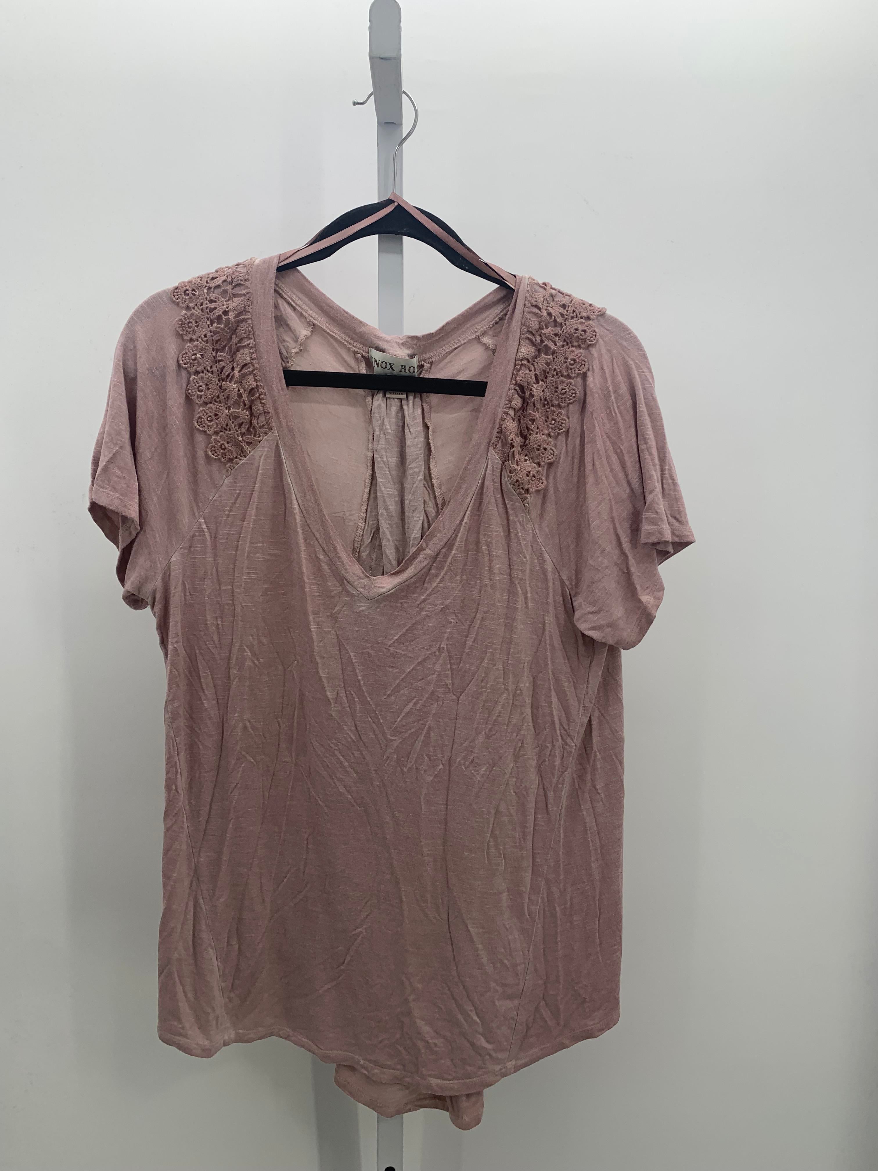 Knox Rose Size Large Misses Short Sleeve Shirt