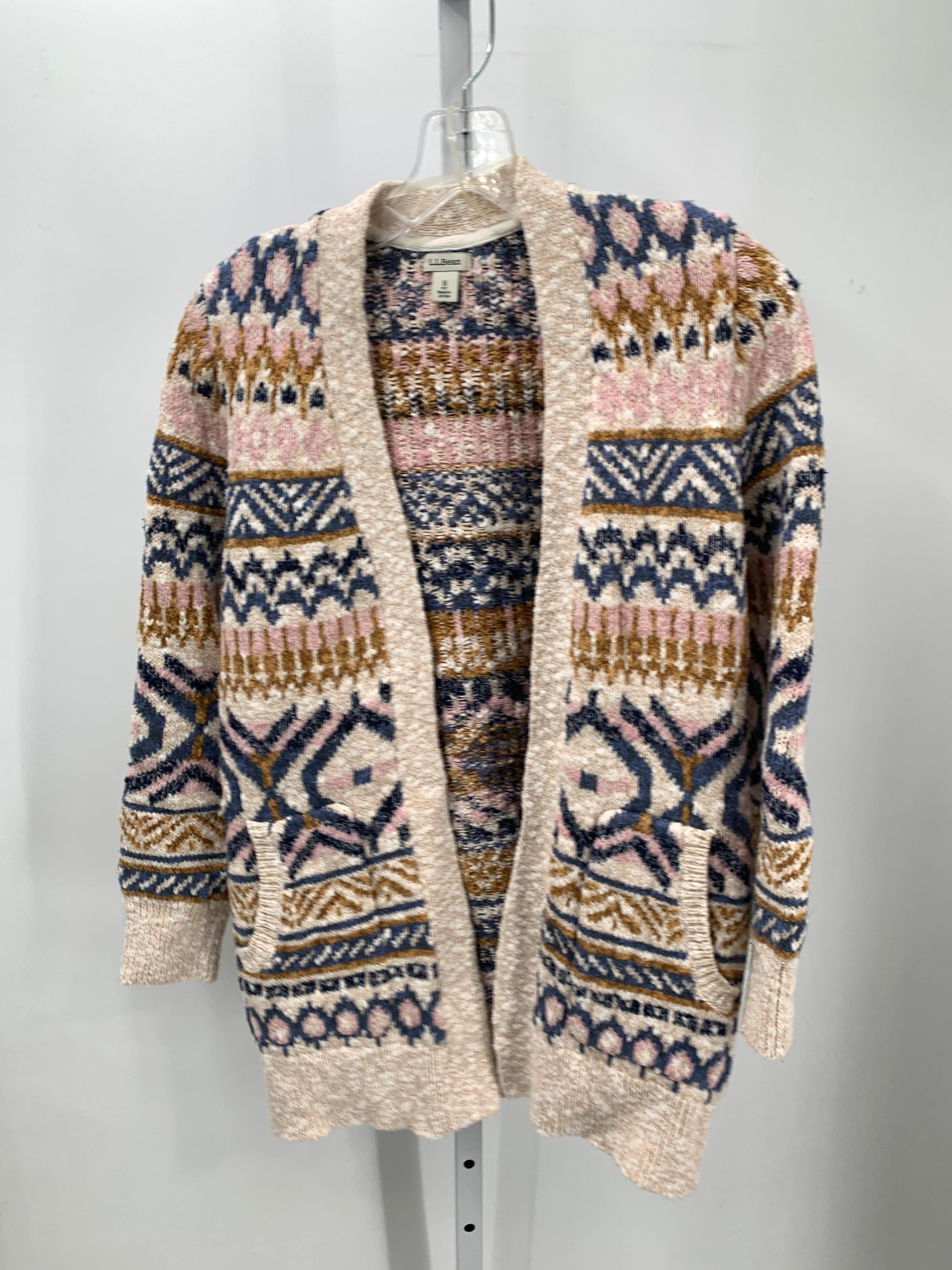 LL Bean Size Medium Petite Petite Cardigan