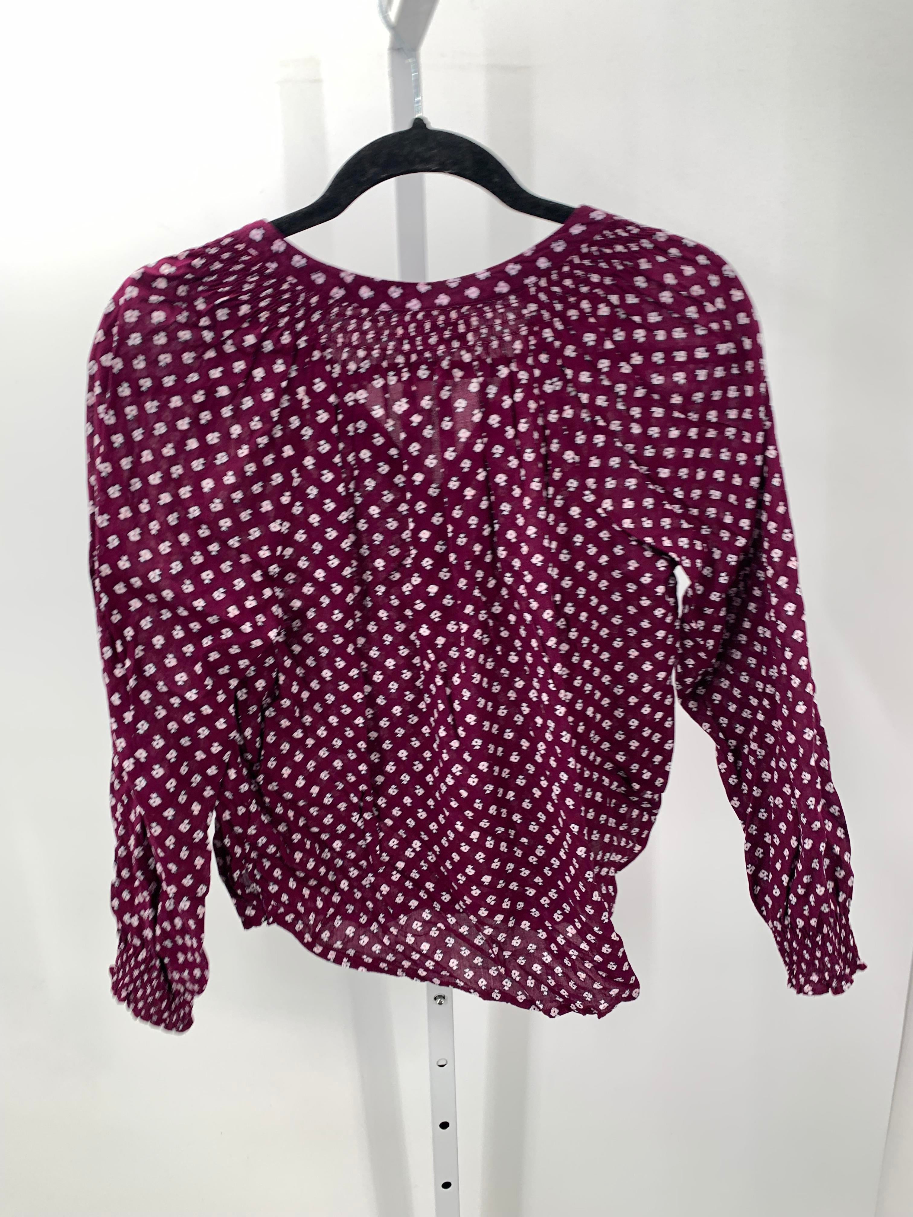 Sonoma Size Medium Petite Petite Long Sleeve Shirt