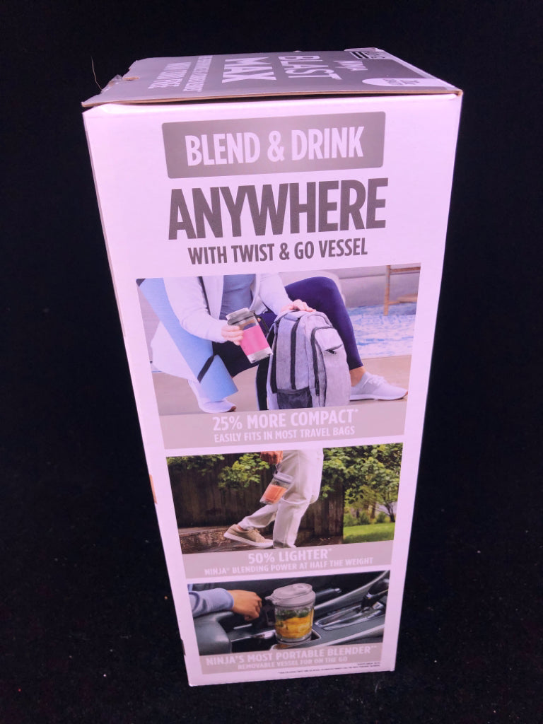 NIB NINJA BLAST MAX CORDLESS BLENDER.