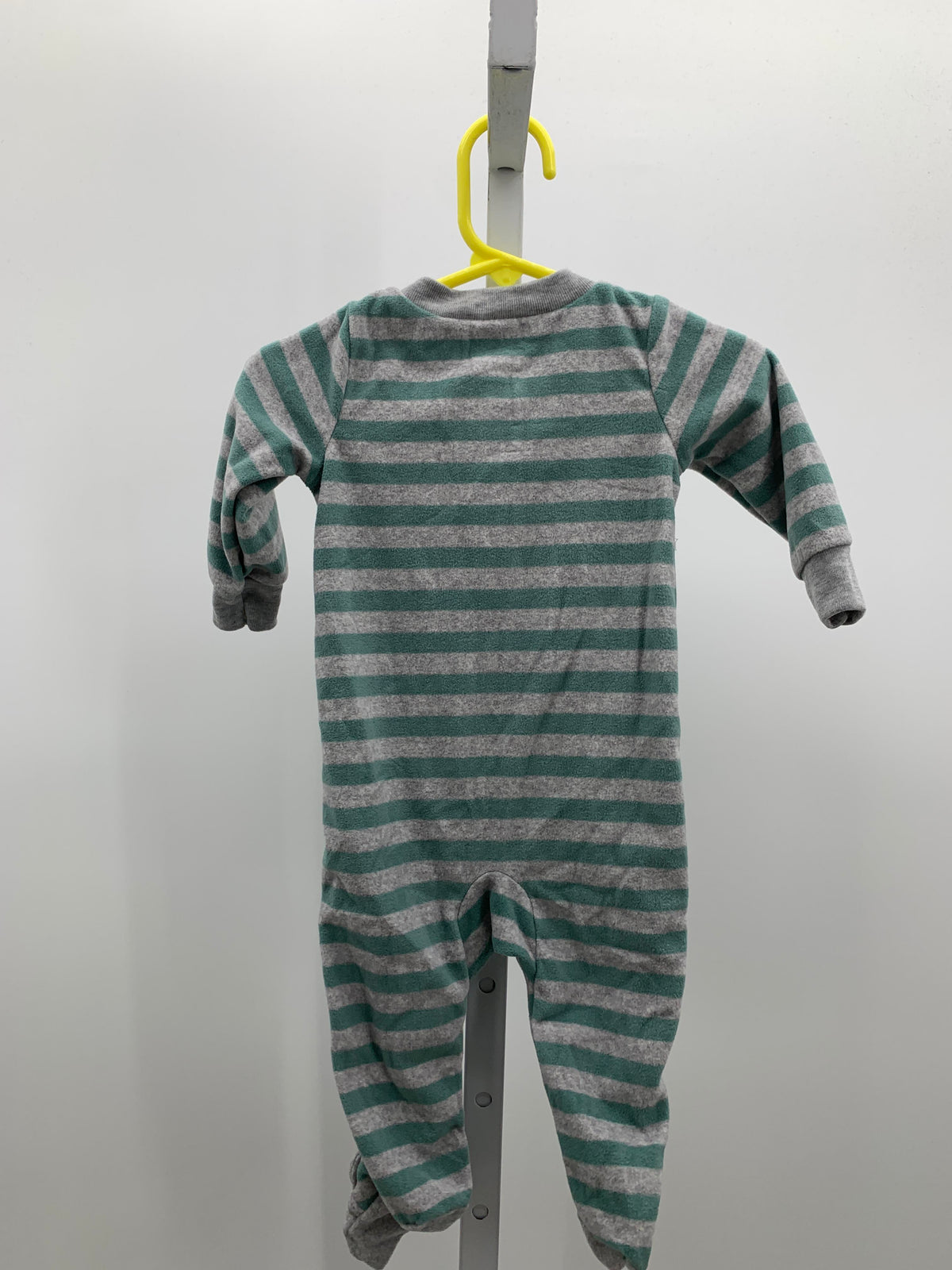 GREEN STRIPES FLEECE