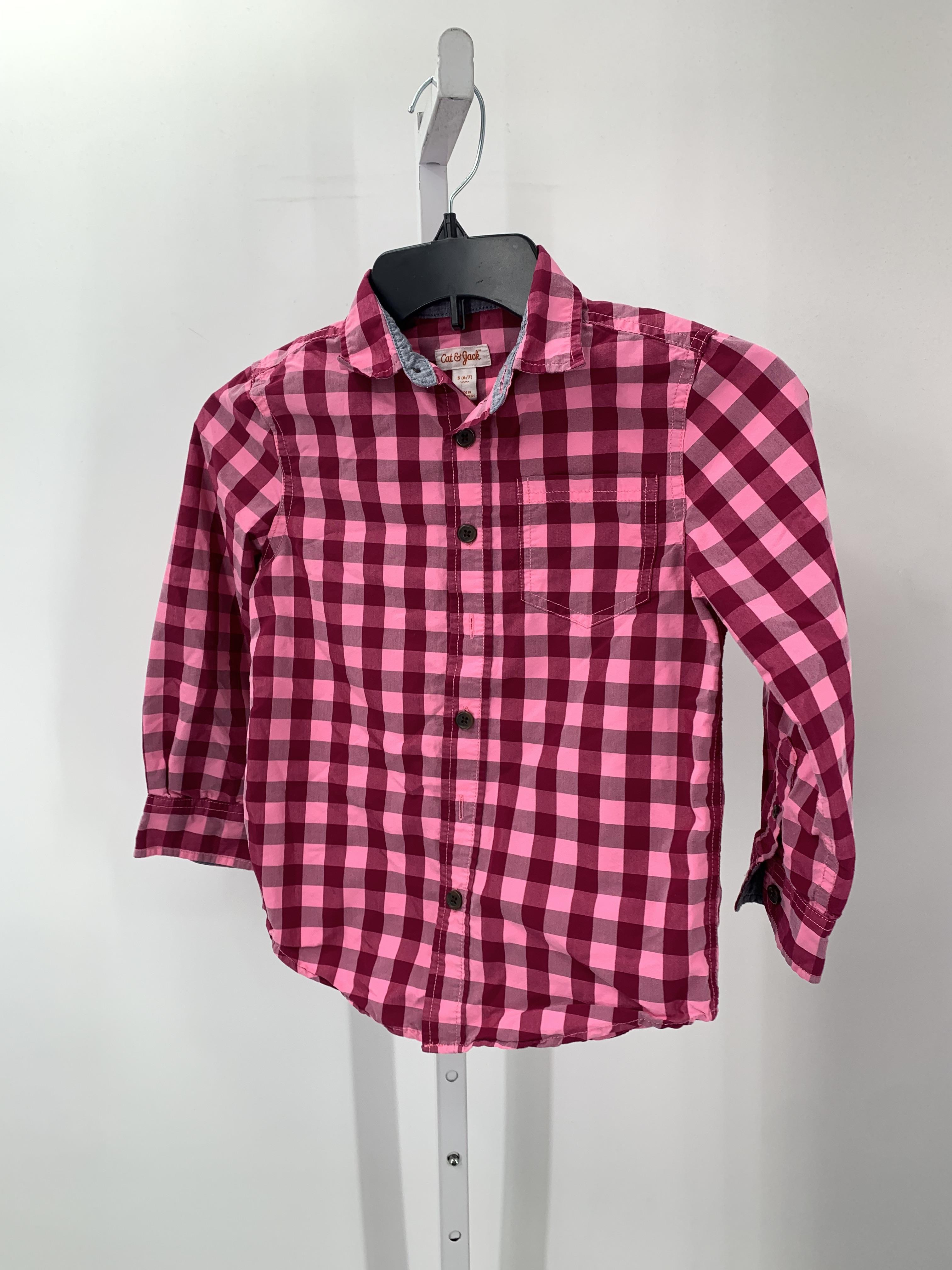 Cat & Jack Size 6-7 Girls Long Sleeve Shirt