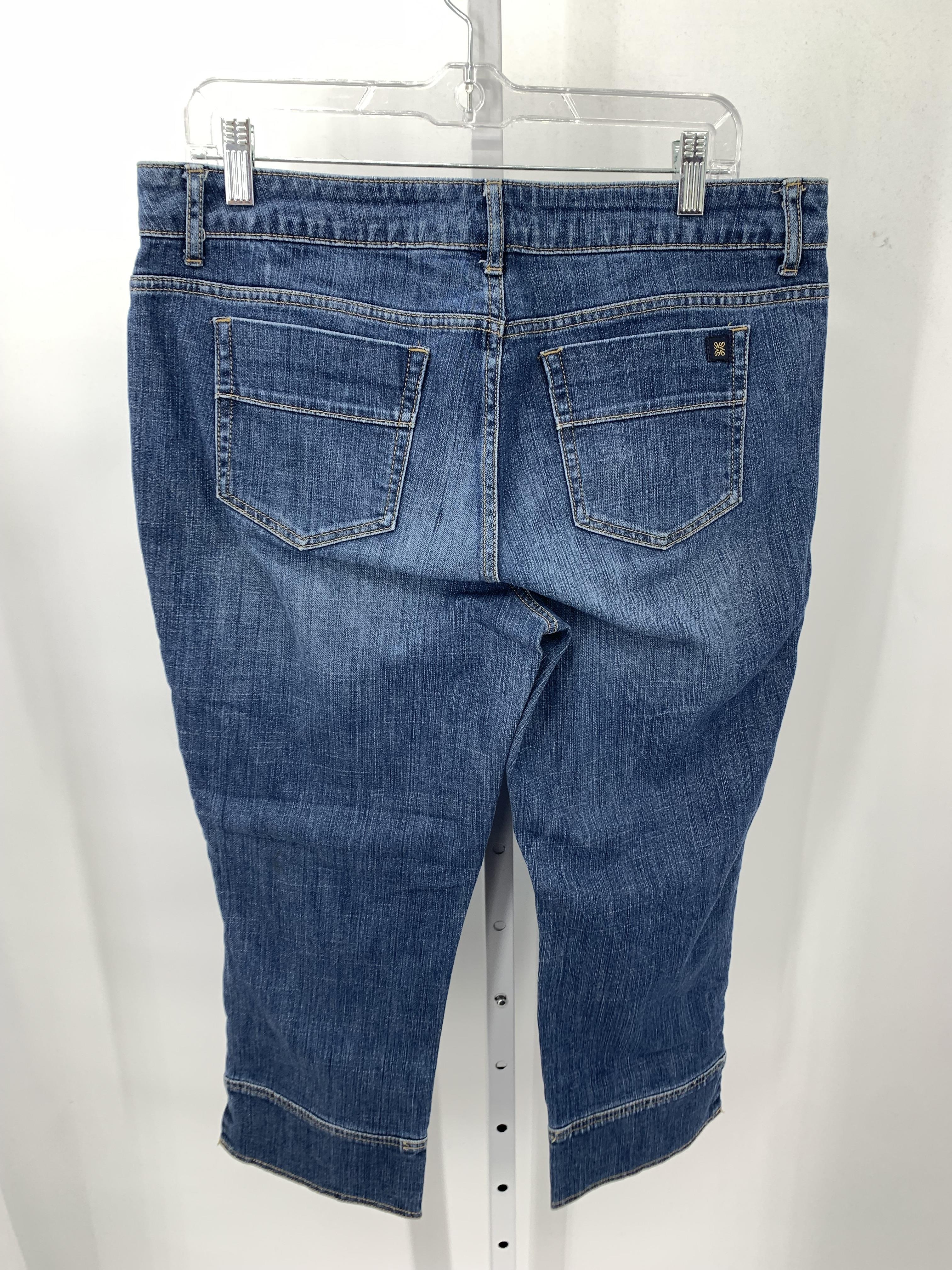 Vera Wang Size 12 Misses Cropped Jeans