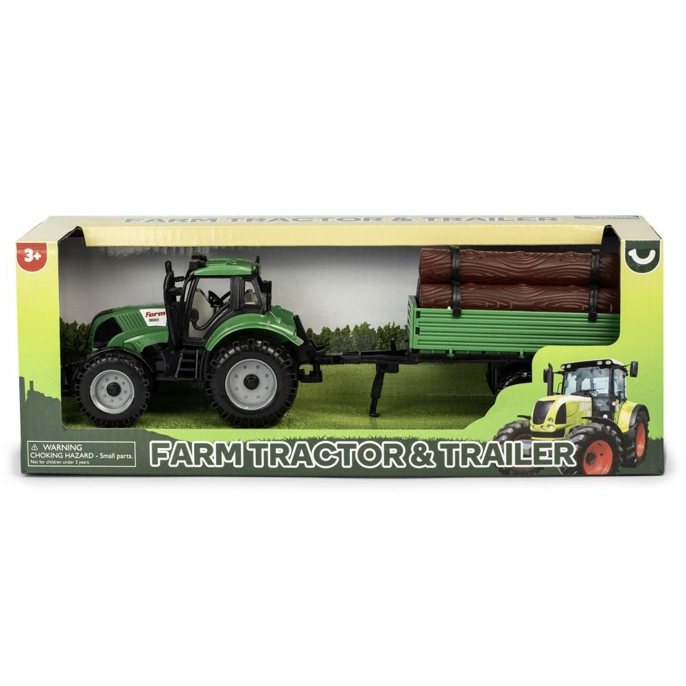 Freewheel Plastic Medium Tractor & Trailer