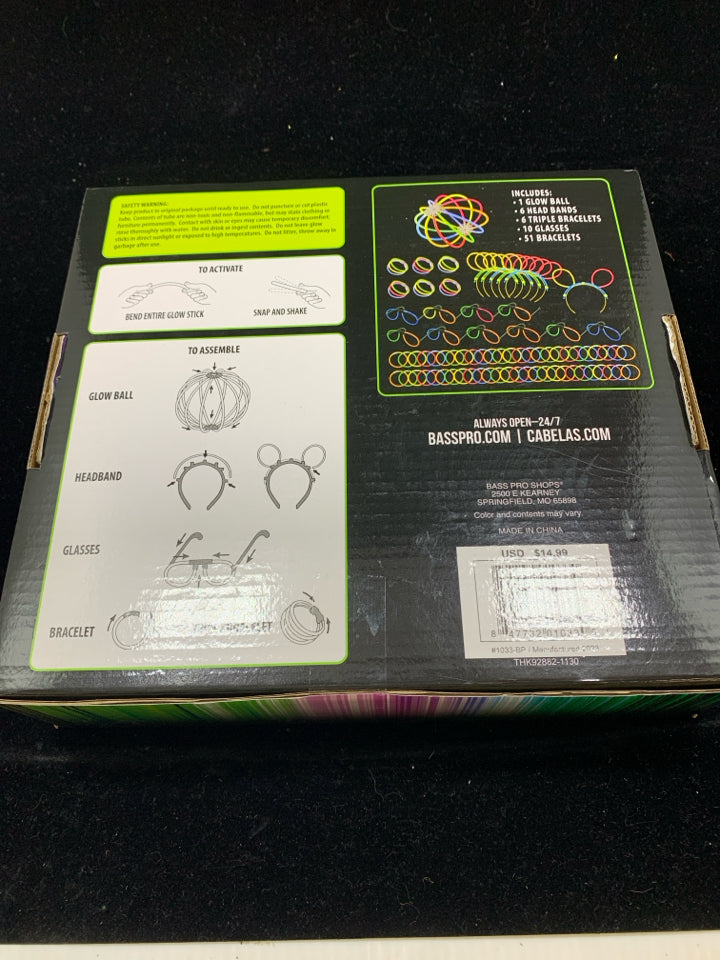 NIB PARTY GLOW KIT.