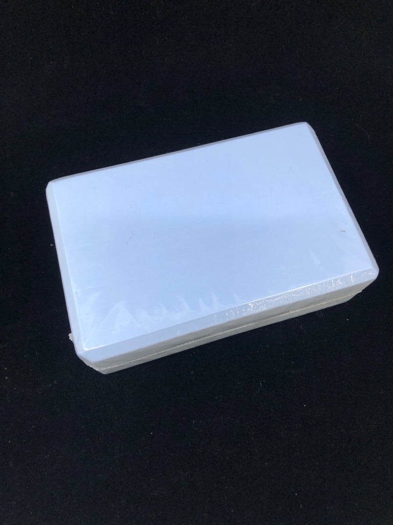 NEW LIGHT BLUE YOGA BLOCK.