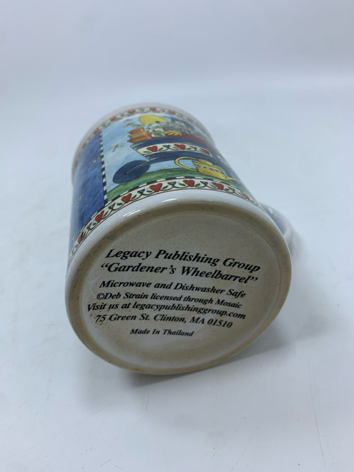 "GARDENERS WHEELBARREL" MUG.