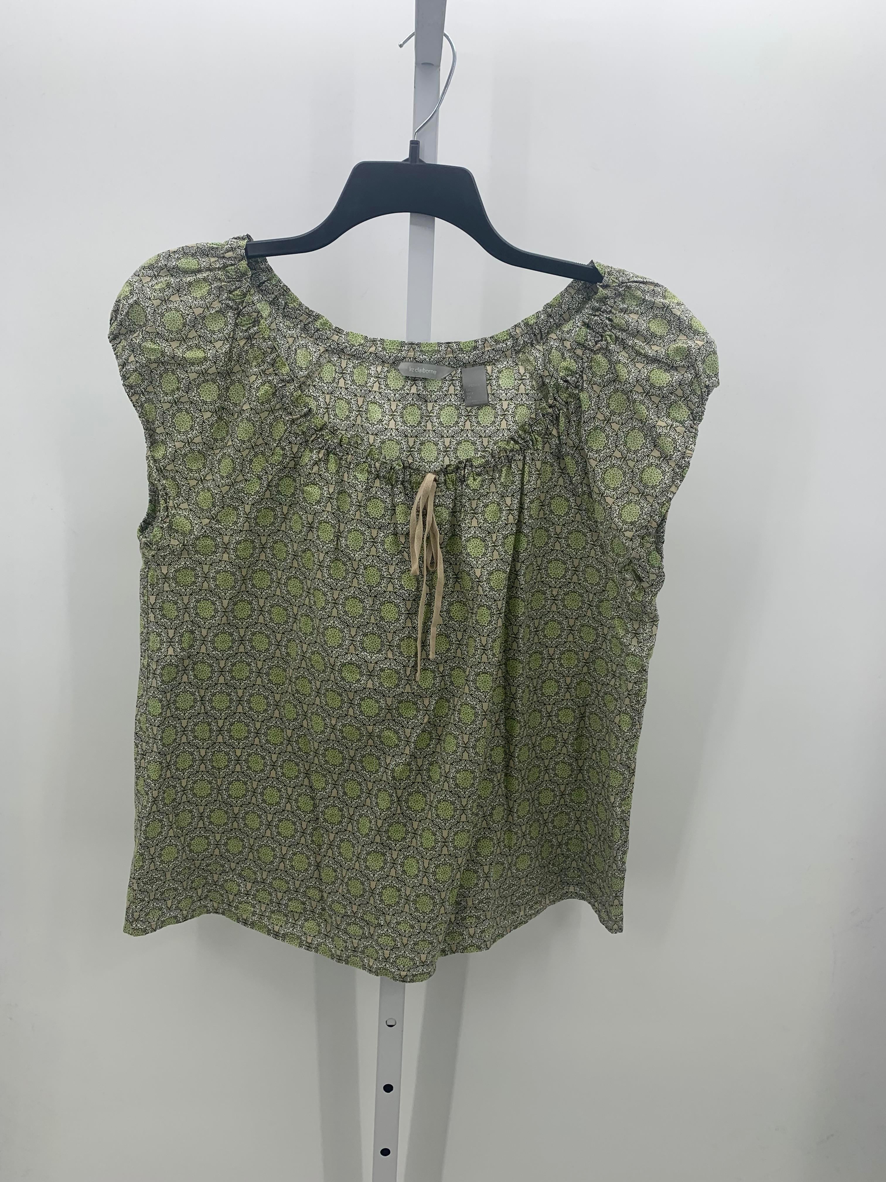 Liz Claiborne Size Large Petite Petite Short Sleeve Shirt