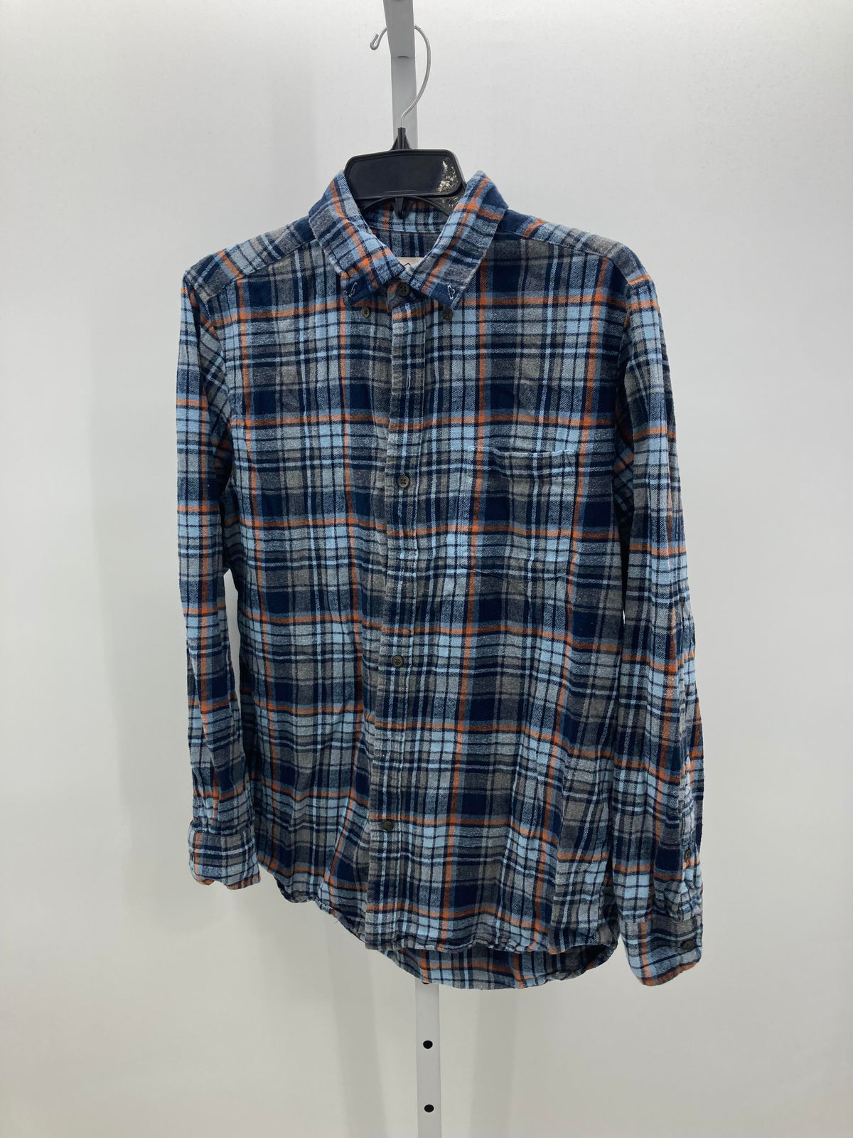 PLAID BTN DOWN