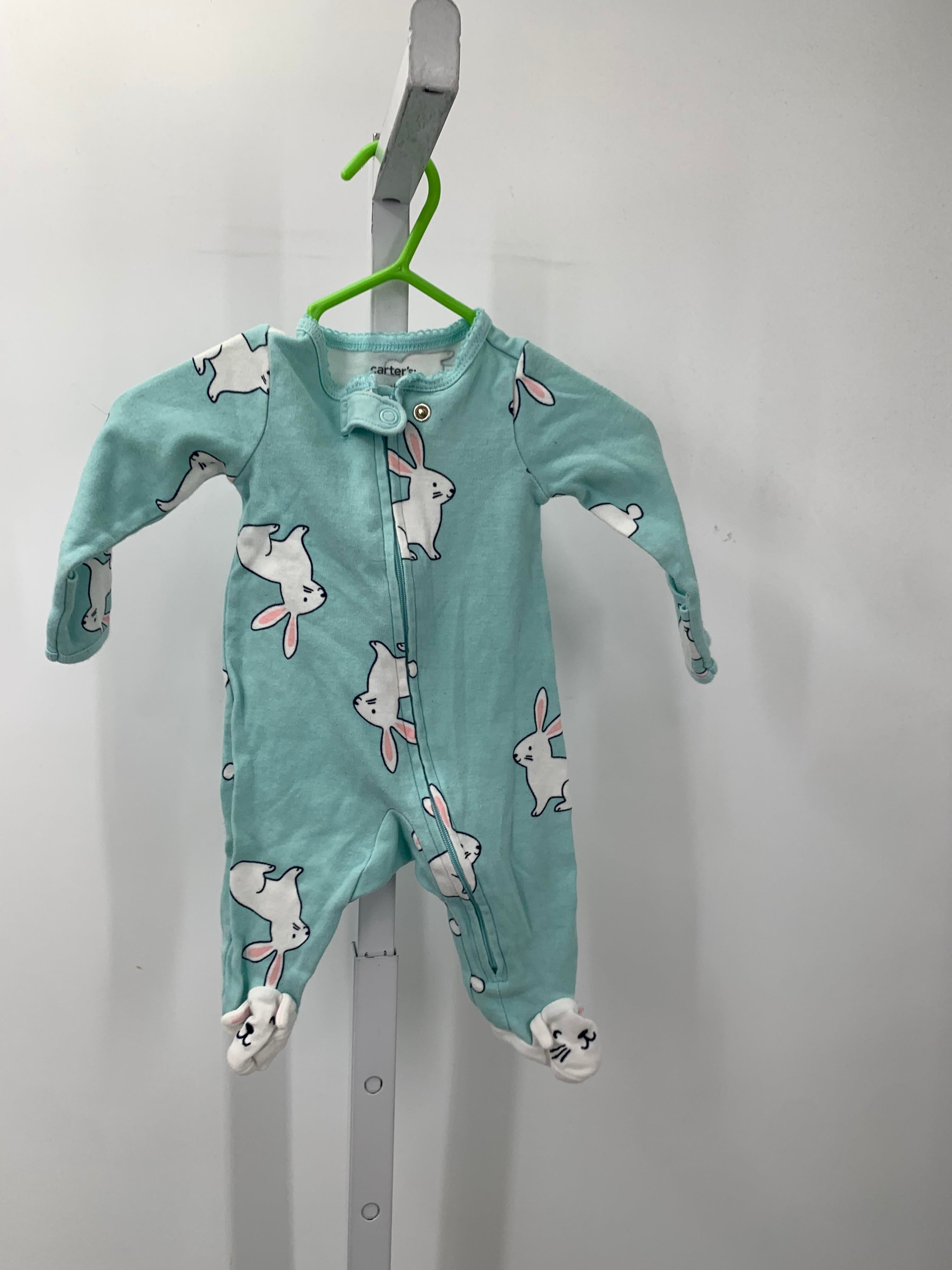 Carters Size Newborn Girls Long Slv. Romper
