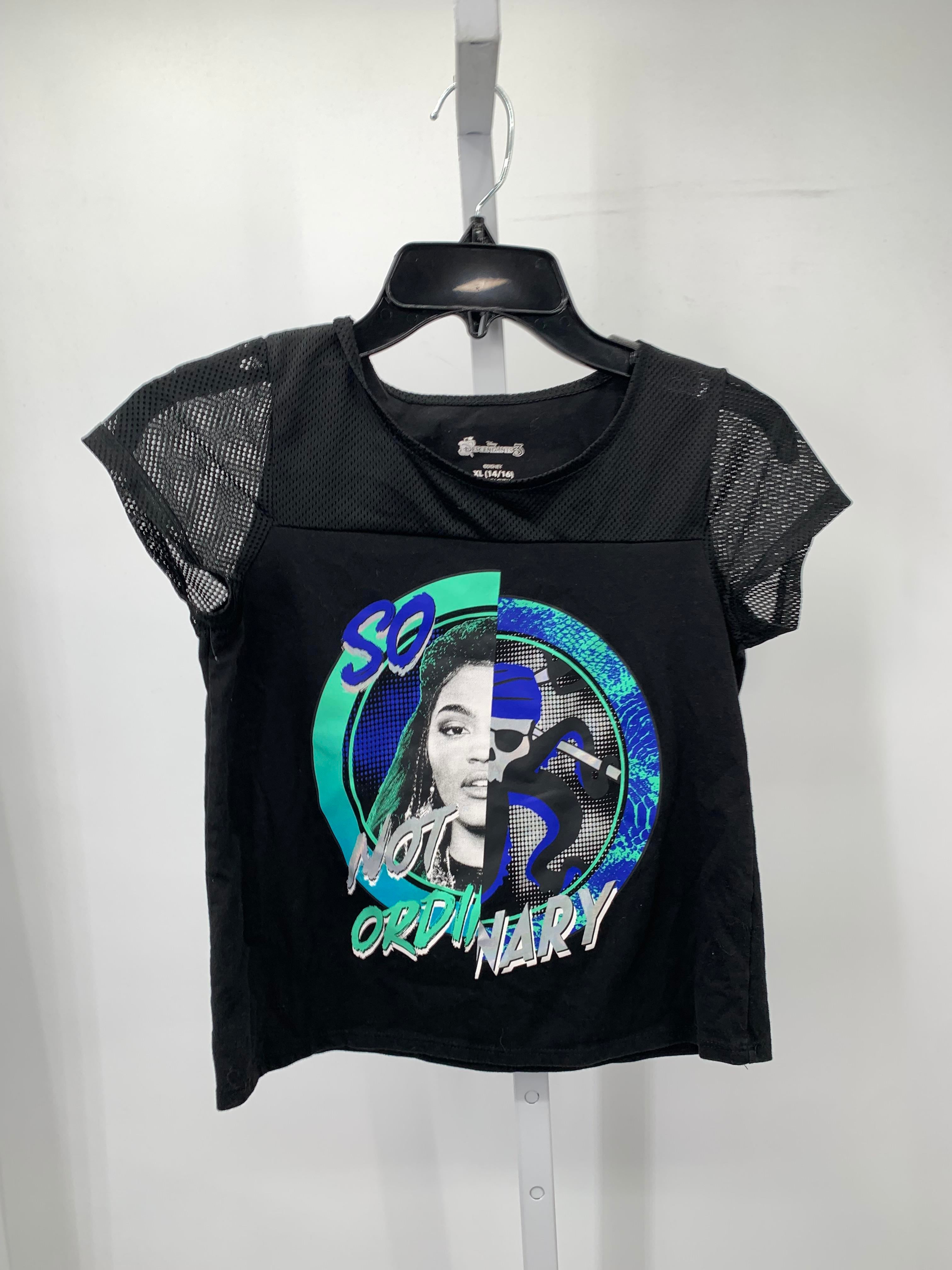 Disney Size 14-16 Girls Short Sleeve Shirt