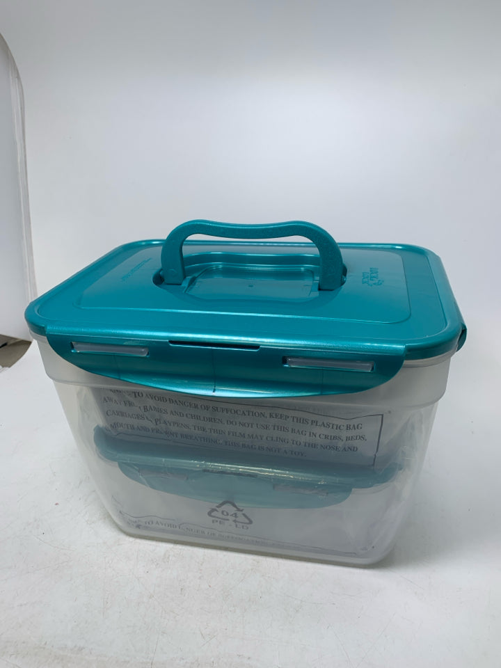 NEW MULTIPLE LOCK & LOCK PLASTIC STORAGE CONTAINERS.