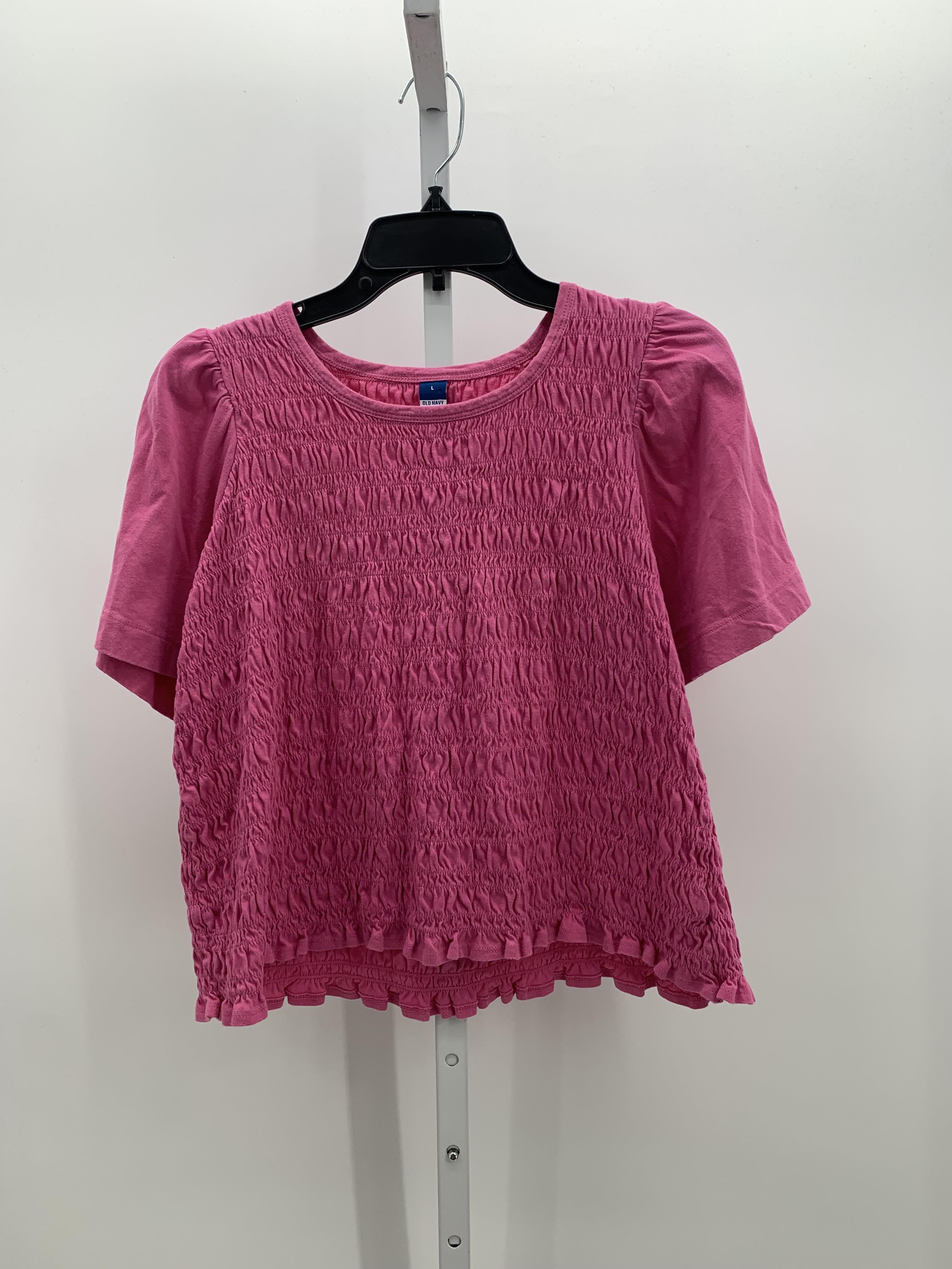 Old Navy Size Large Misses Short Sleeve Shirt