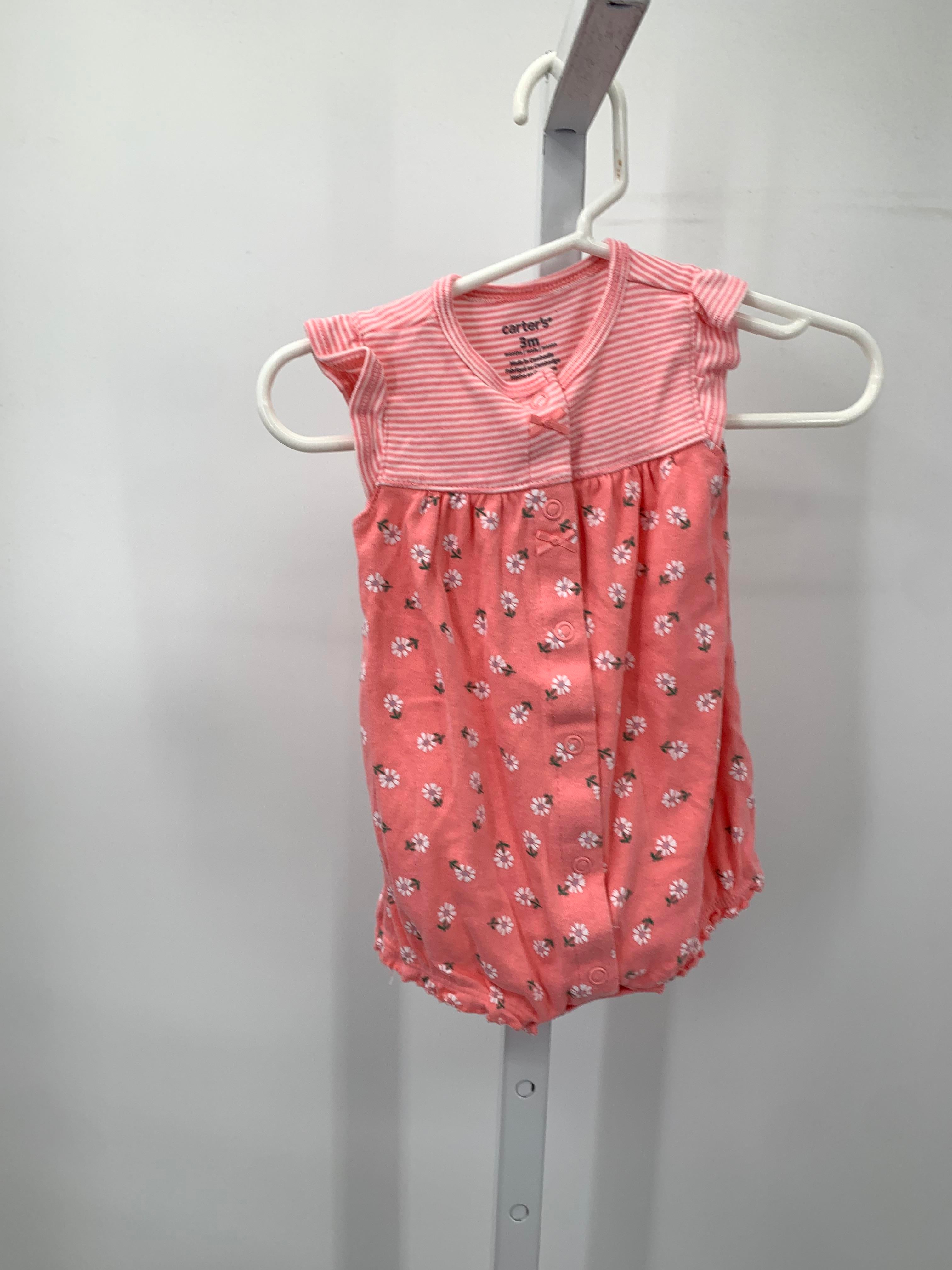 Carters Size 3 Months Girls Sleeveless Romper