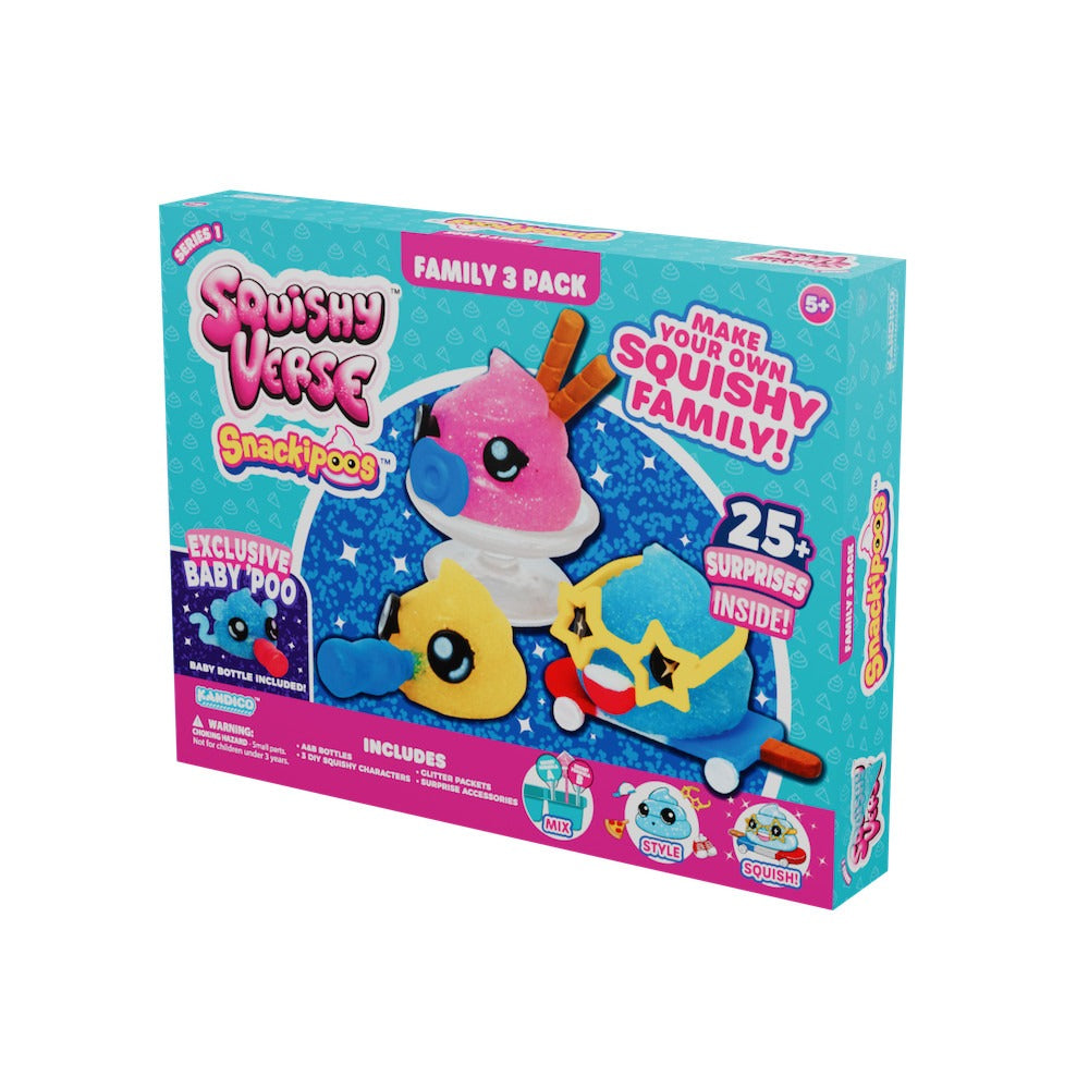 New SquishyVerse Snackipoos Family Pack