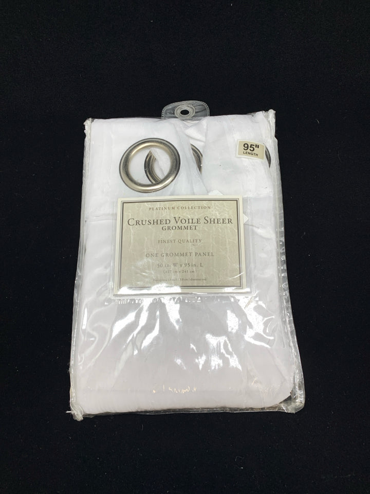 SHEER CURTAIN PANEL.