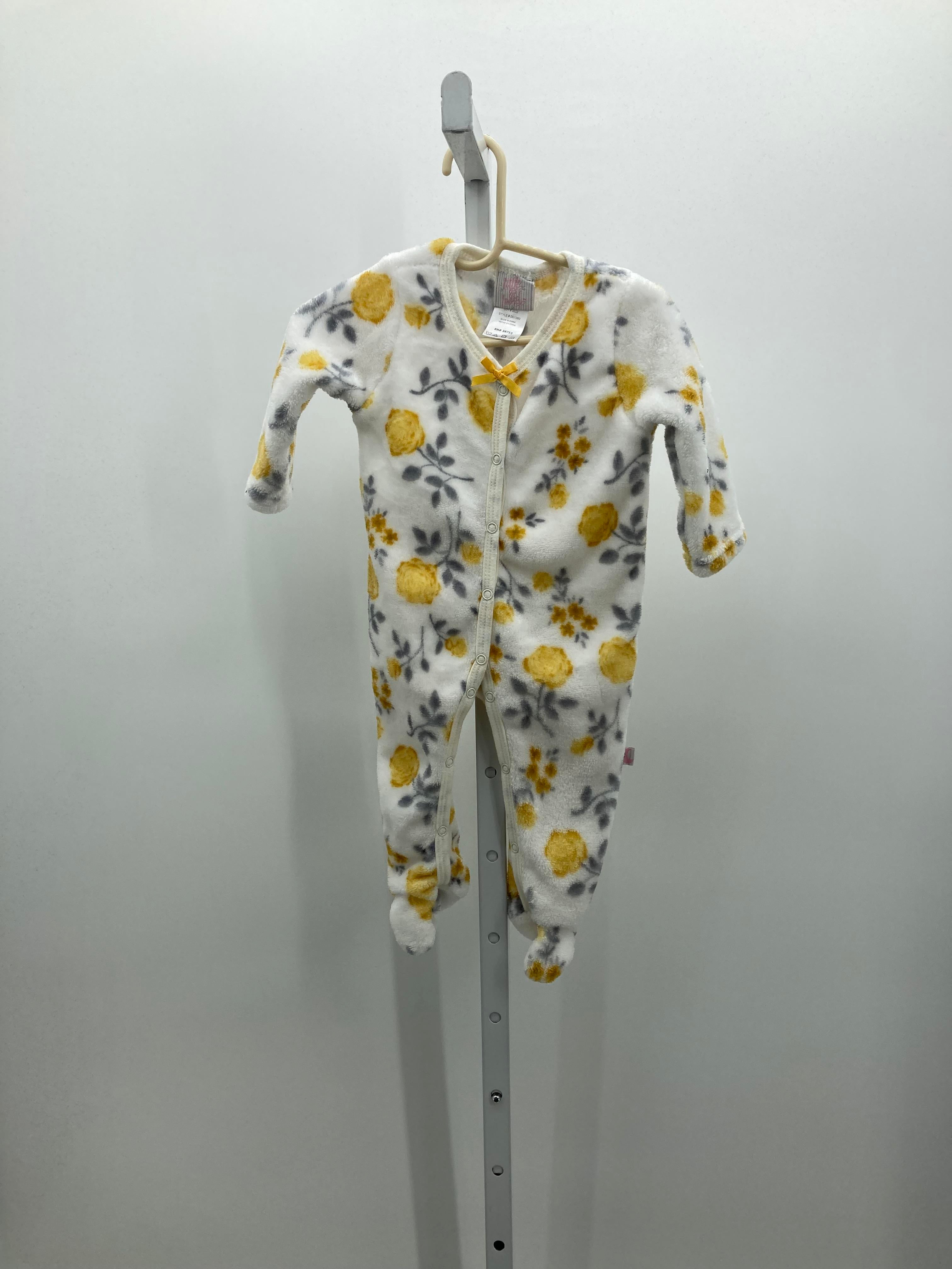 Size 6-9 mon Girls Long Slv. Romper