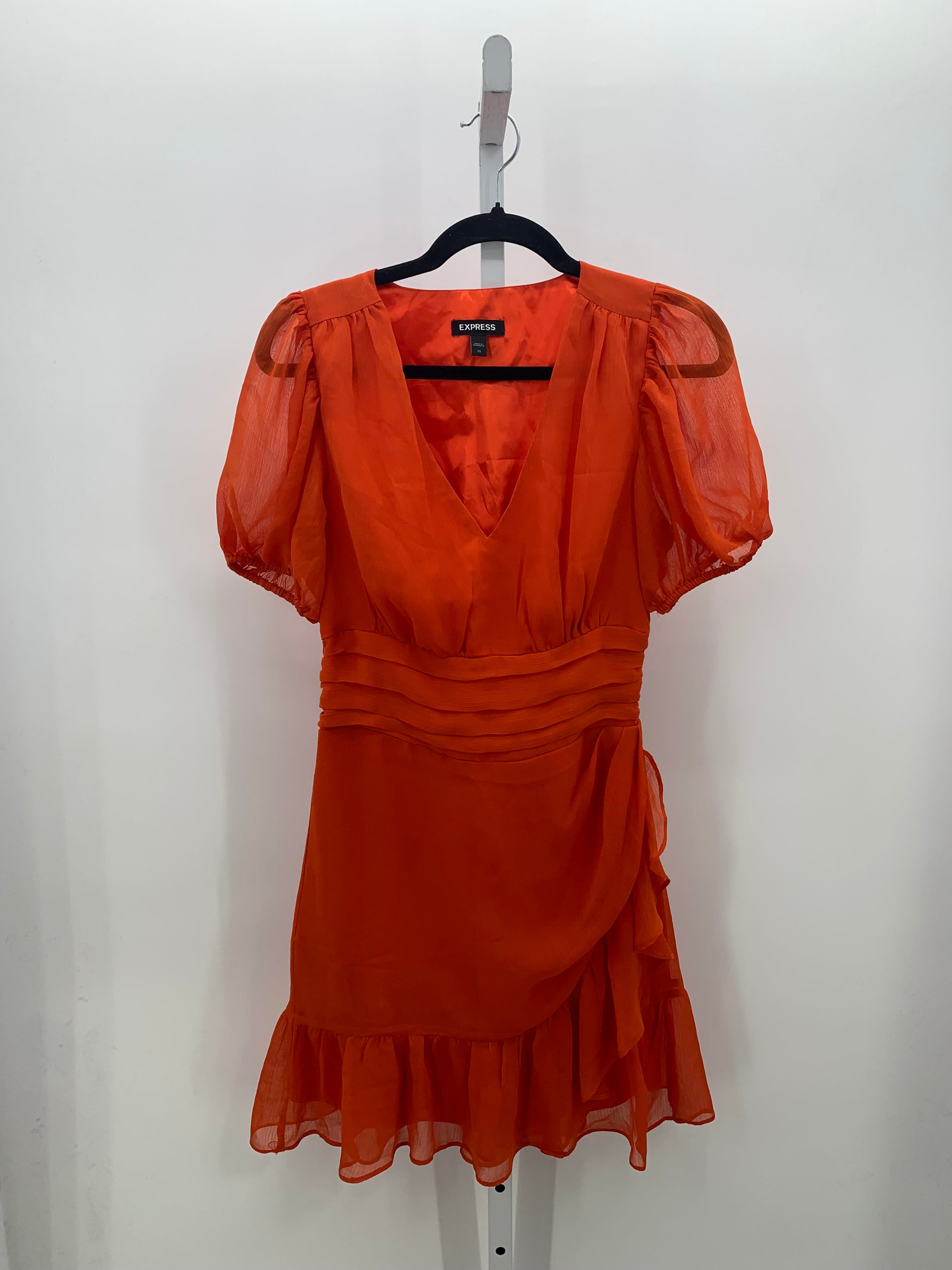 Express Size X Small Misses Short Sleeve Dress
