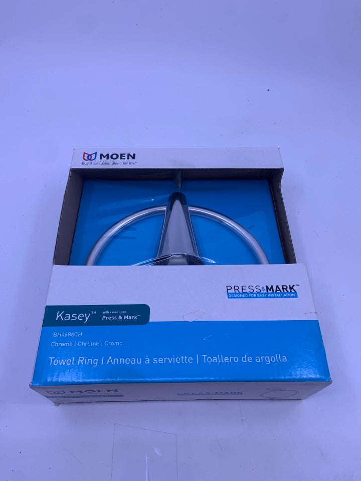 NIB MOEN TOWEL RING.