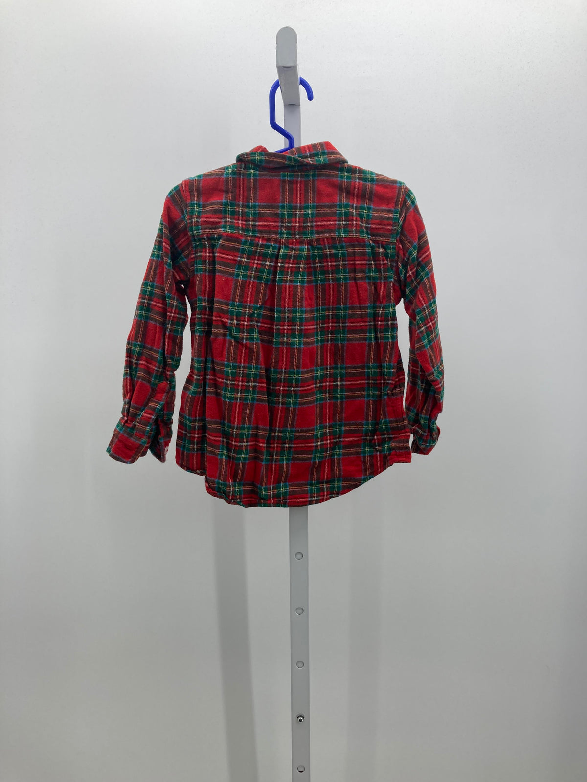 PLAID BTN DOWN