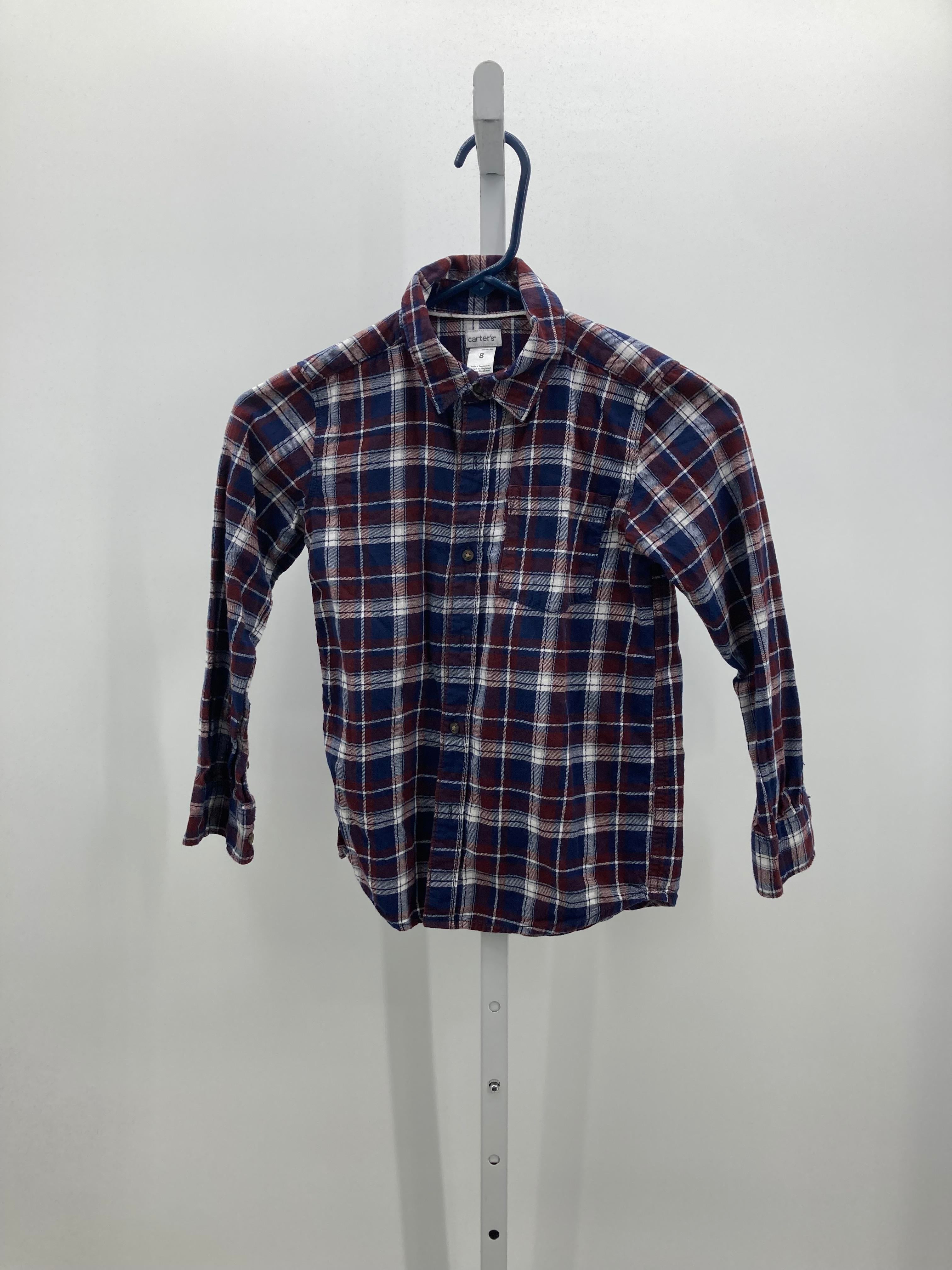 NAVY WHITE PLAID