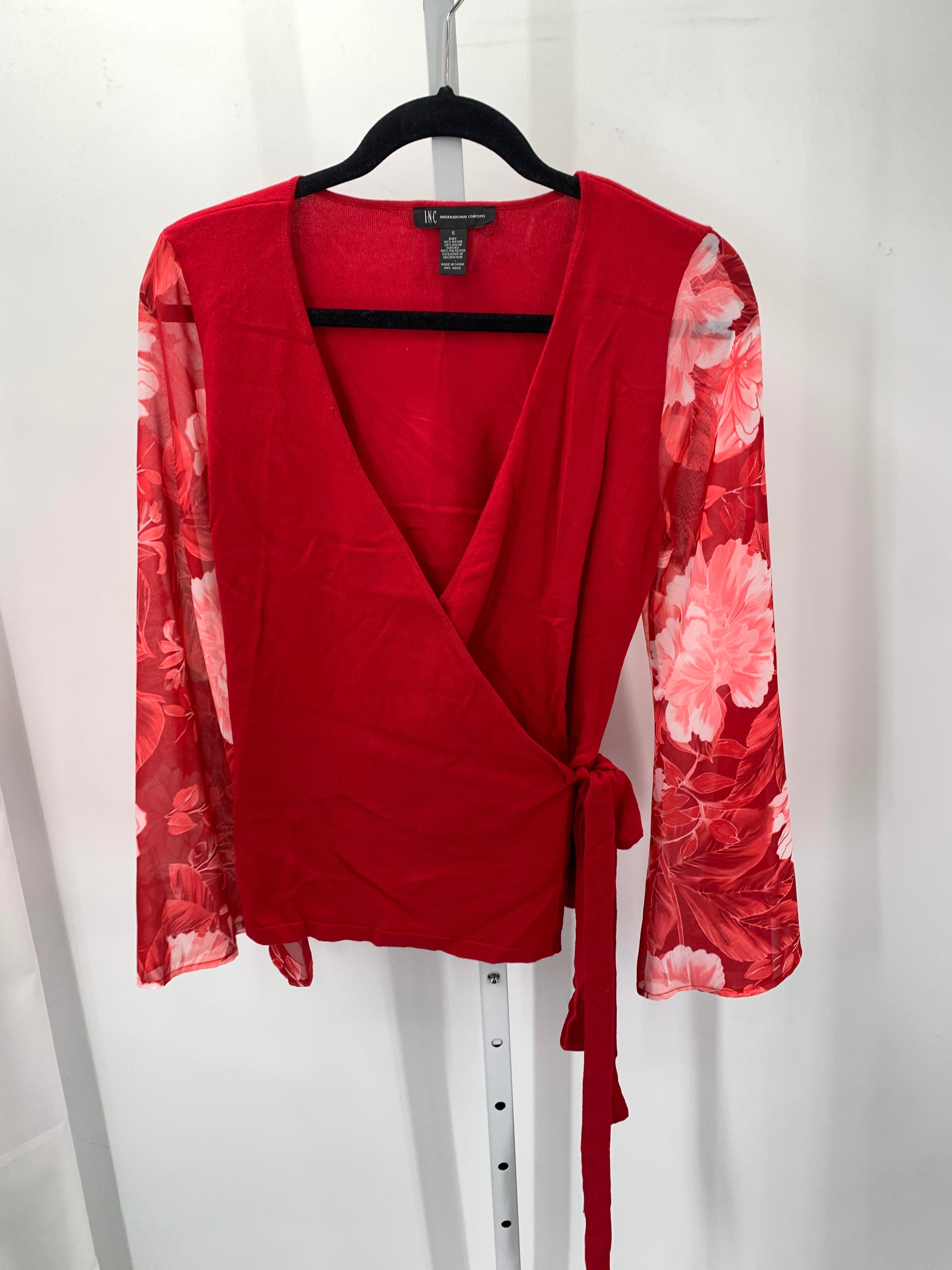 INC Size Small Misses Long Sleeve Shirt