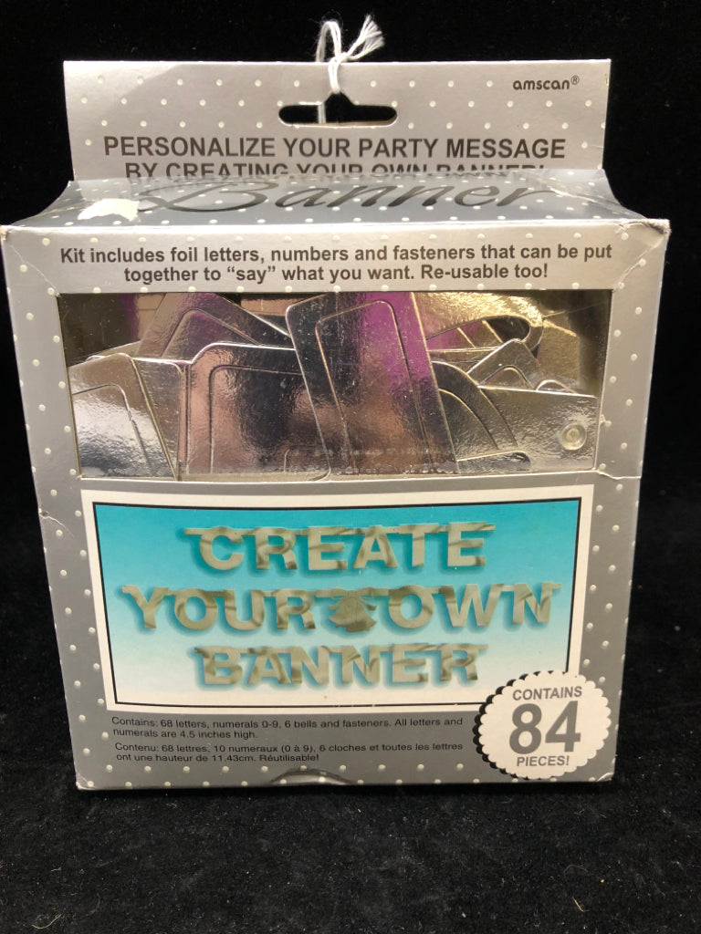 NIB CREAT YOUR OWN BANNER.