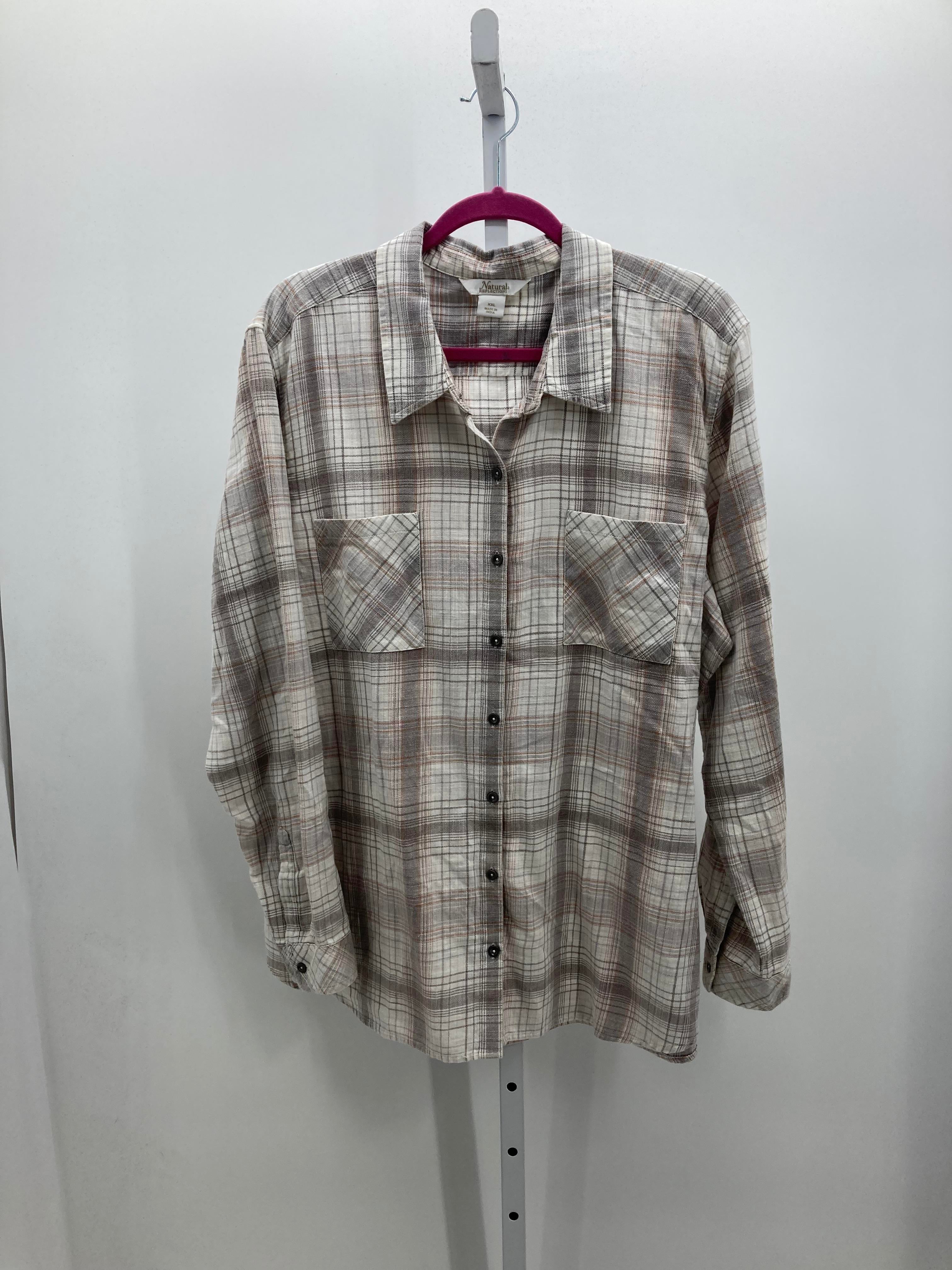 Natural Reflections Size XXL Misses Long Sleeve Shirt
