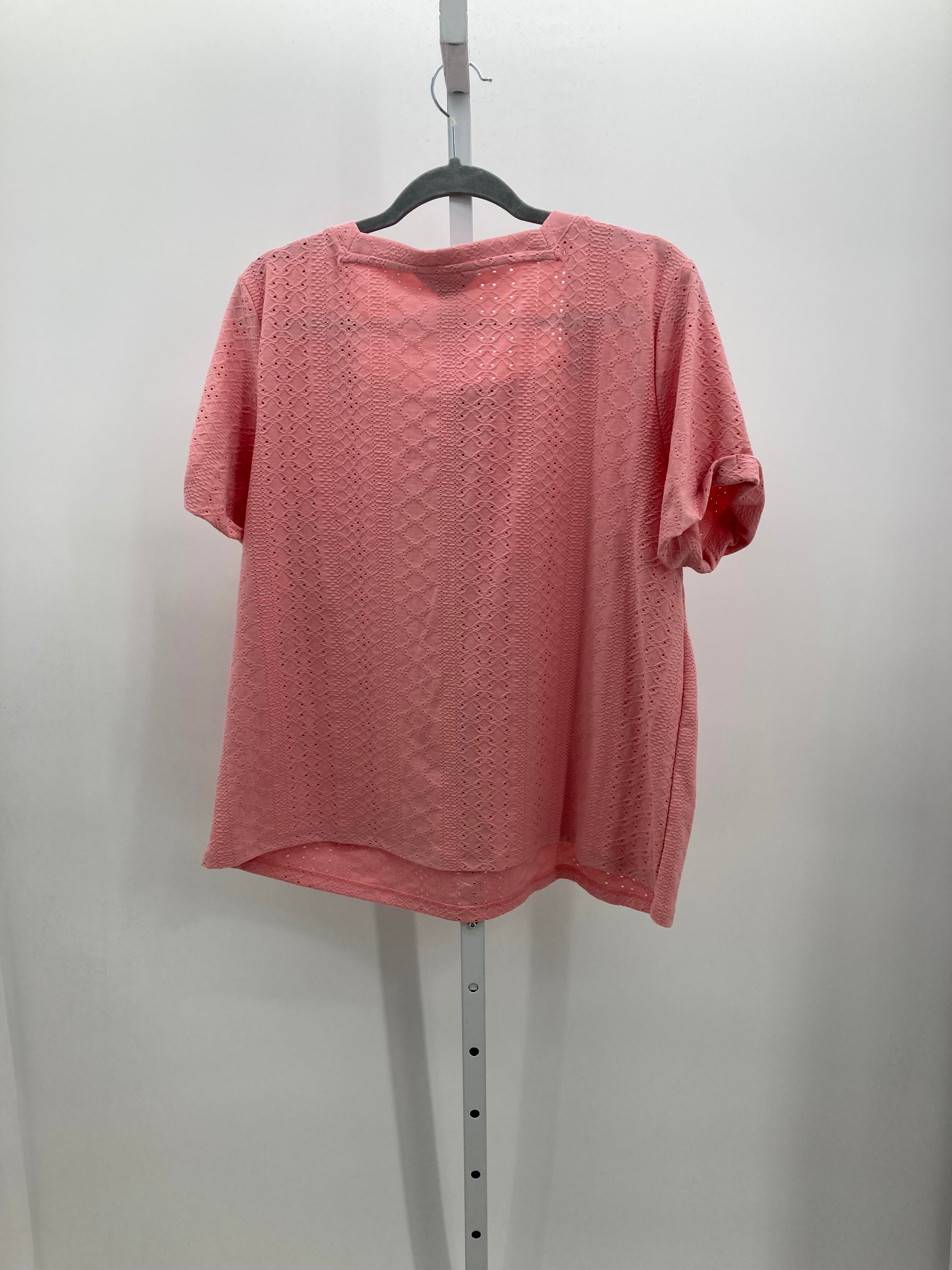 Liz Claiborne Size Extra Large Misses Short Sleeve Shirt