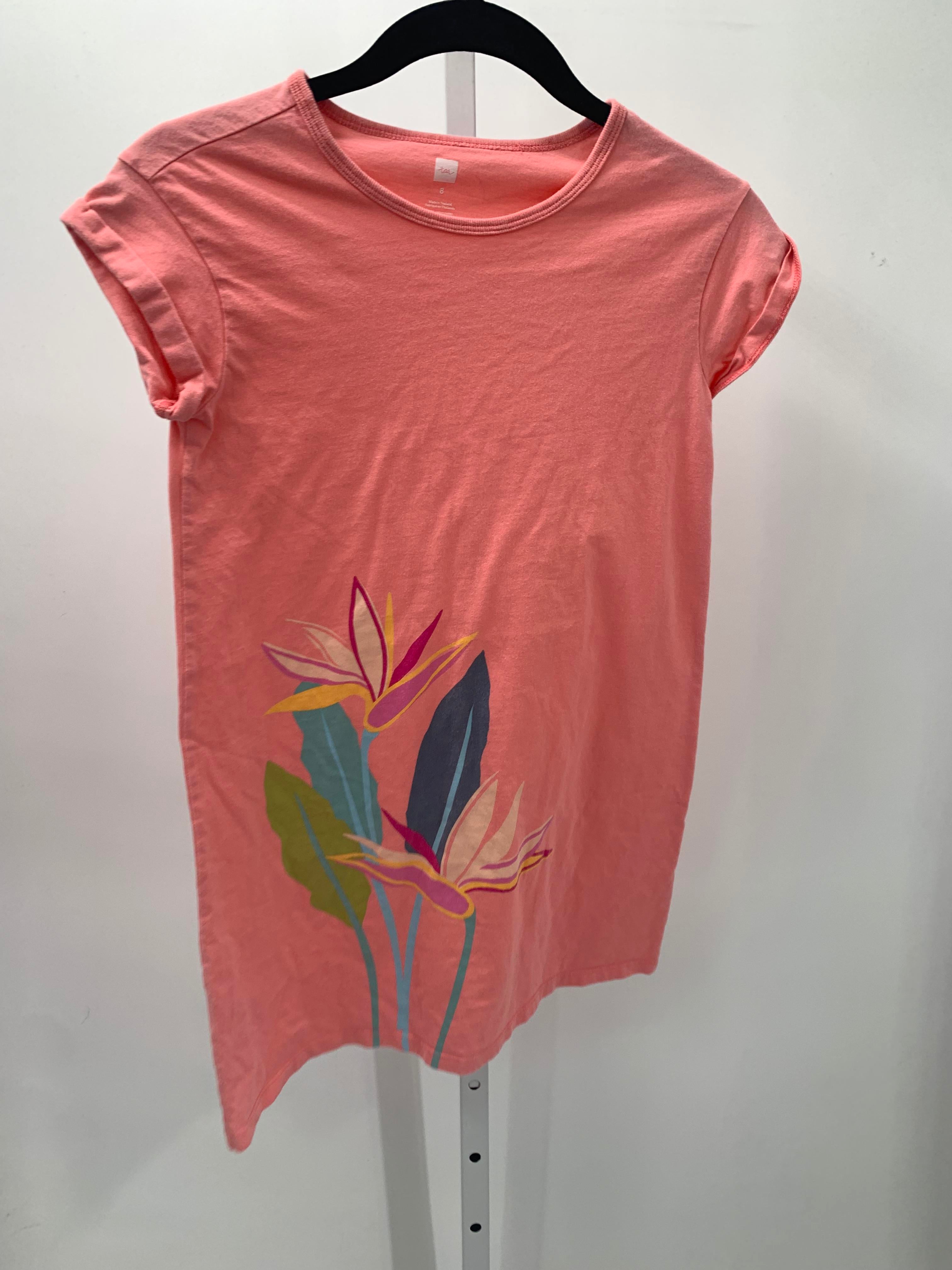 Tea Size 8 Girls Short Sleeve Dress
