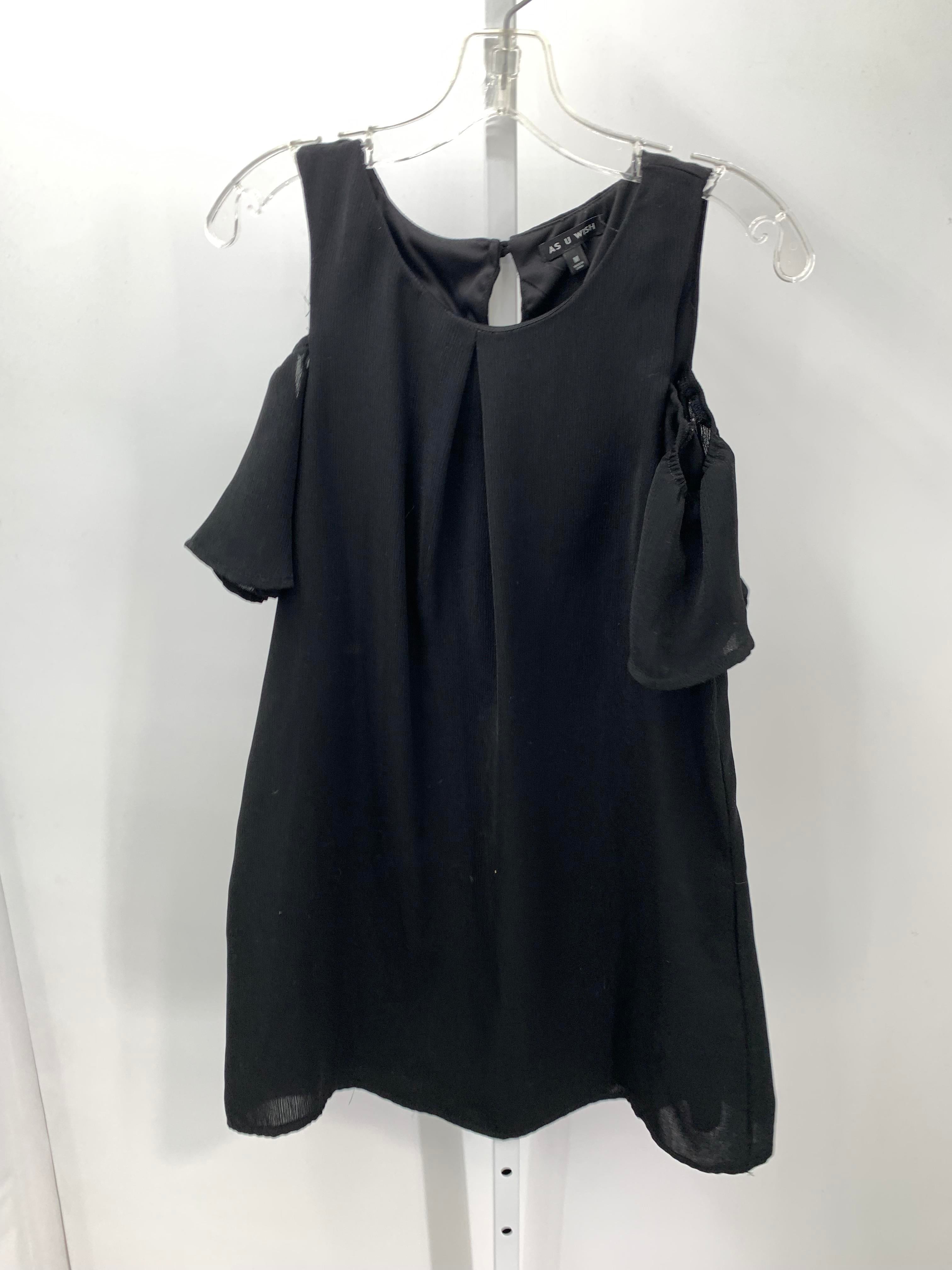 As U Wish Size Medium Juniors Short Sleeve Dress
