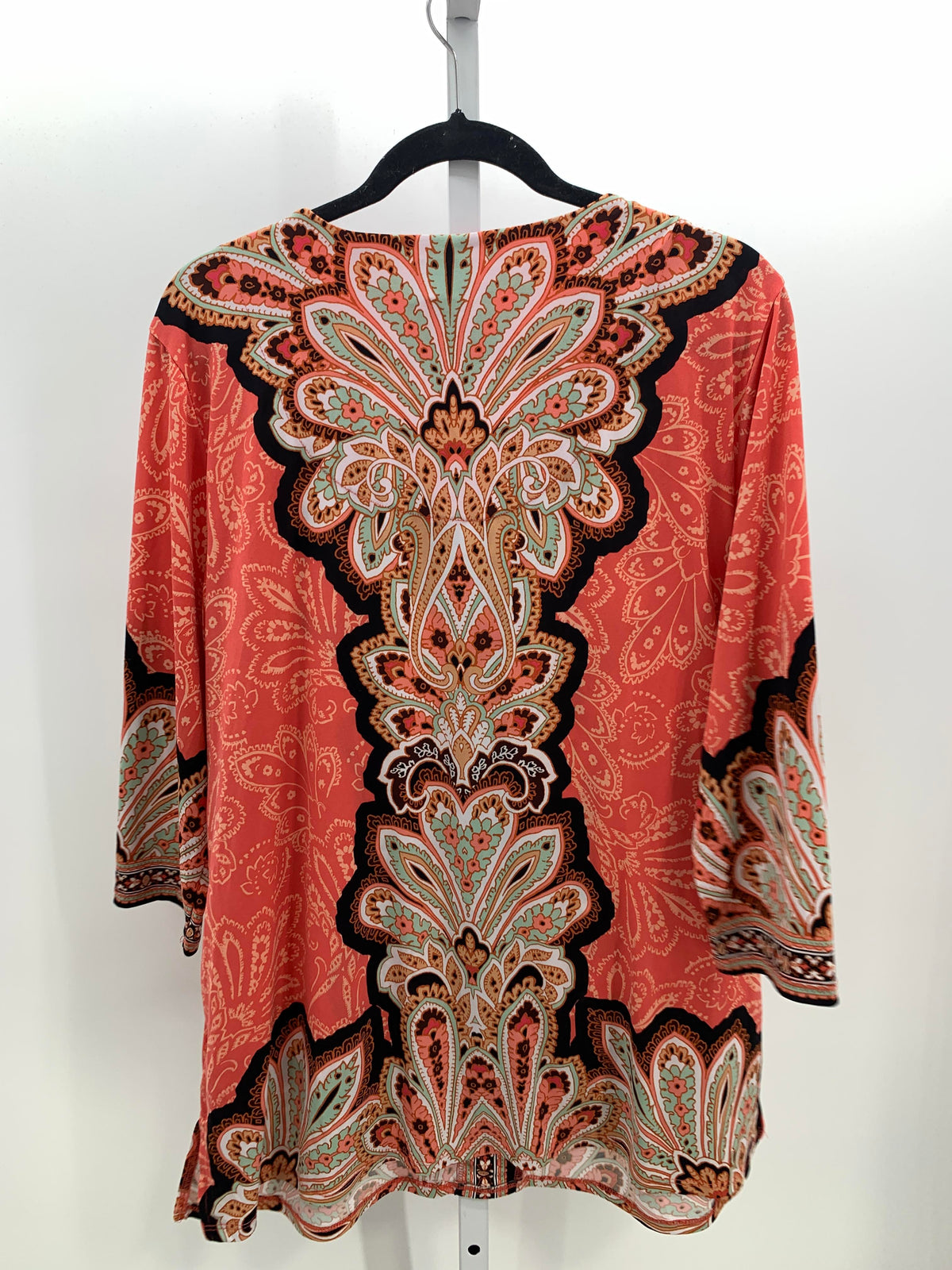 JM Collection Size Extra Large Misses 3/4 Sleeve Shirt