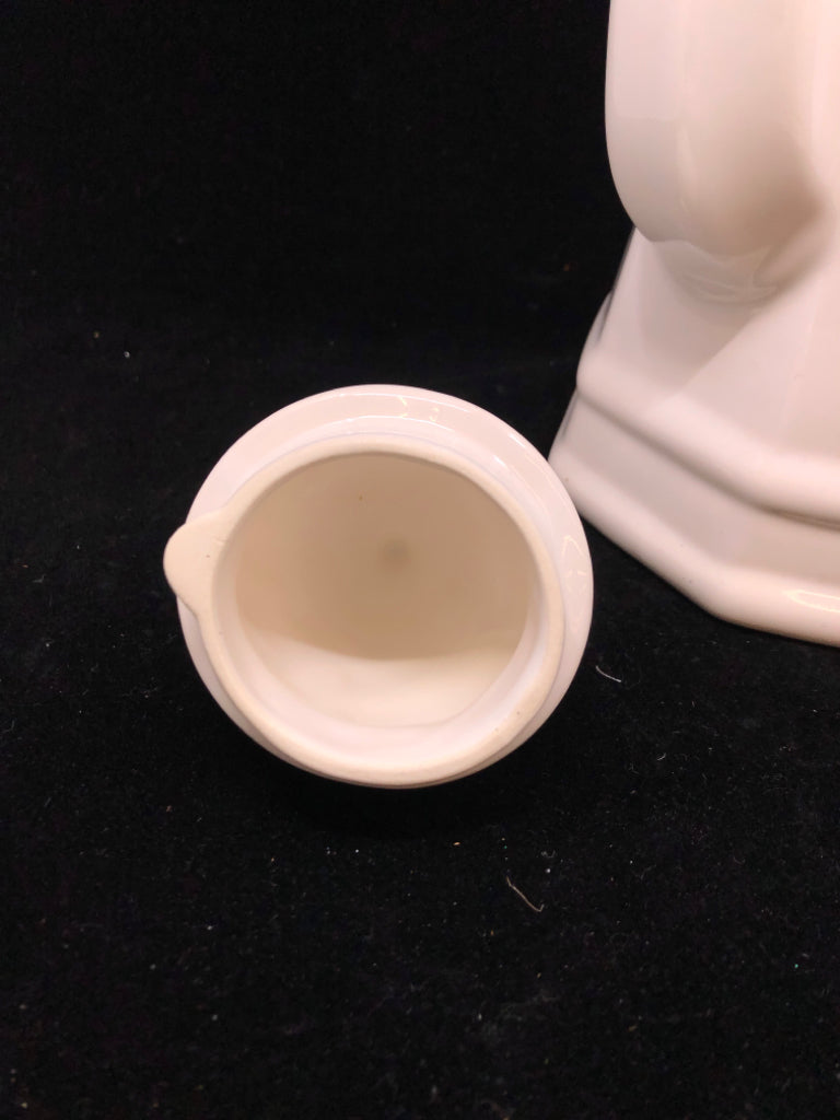 TALL WHITE COFFEE POT PFALTZGRAFF.