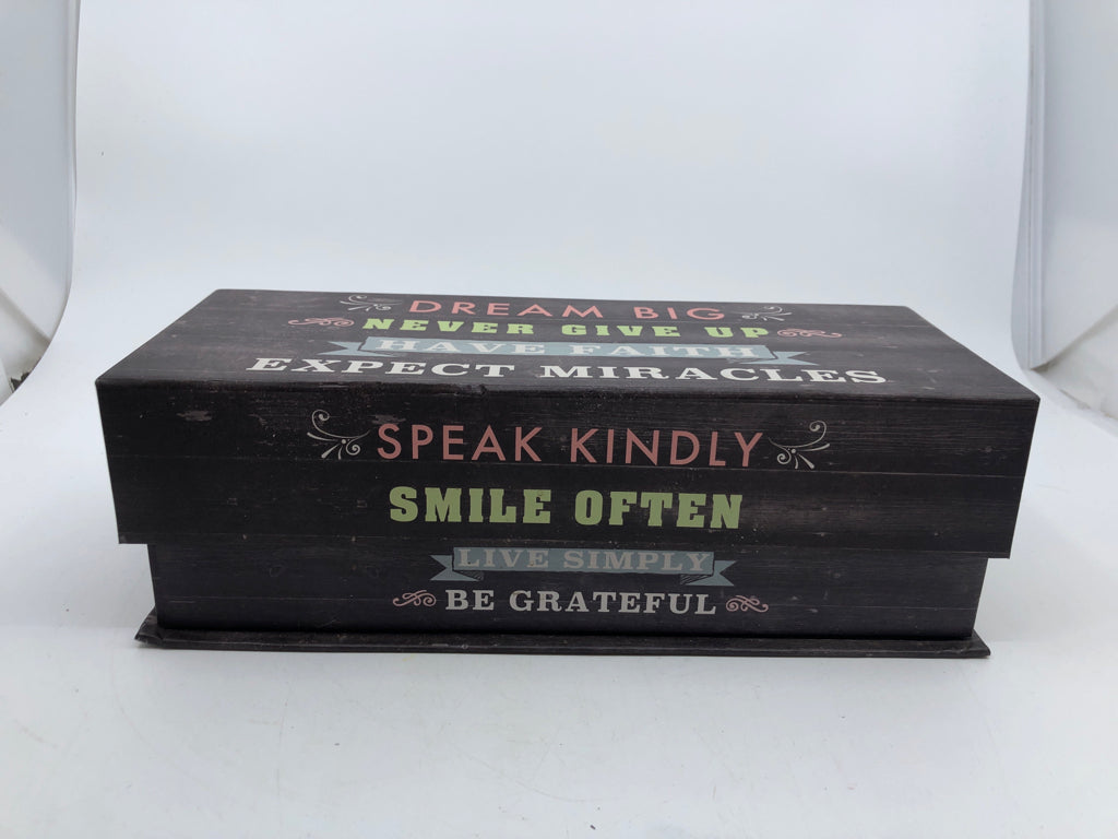 BLACK DREAM BIG RECTANGLE BOX.
