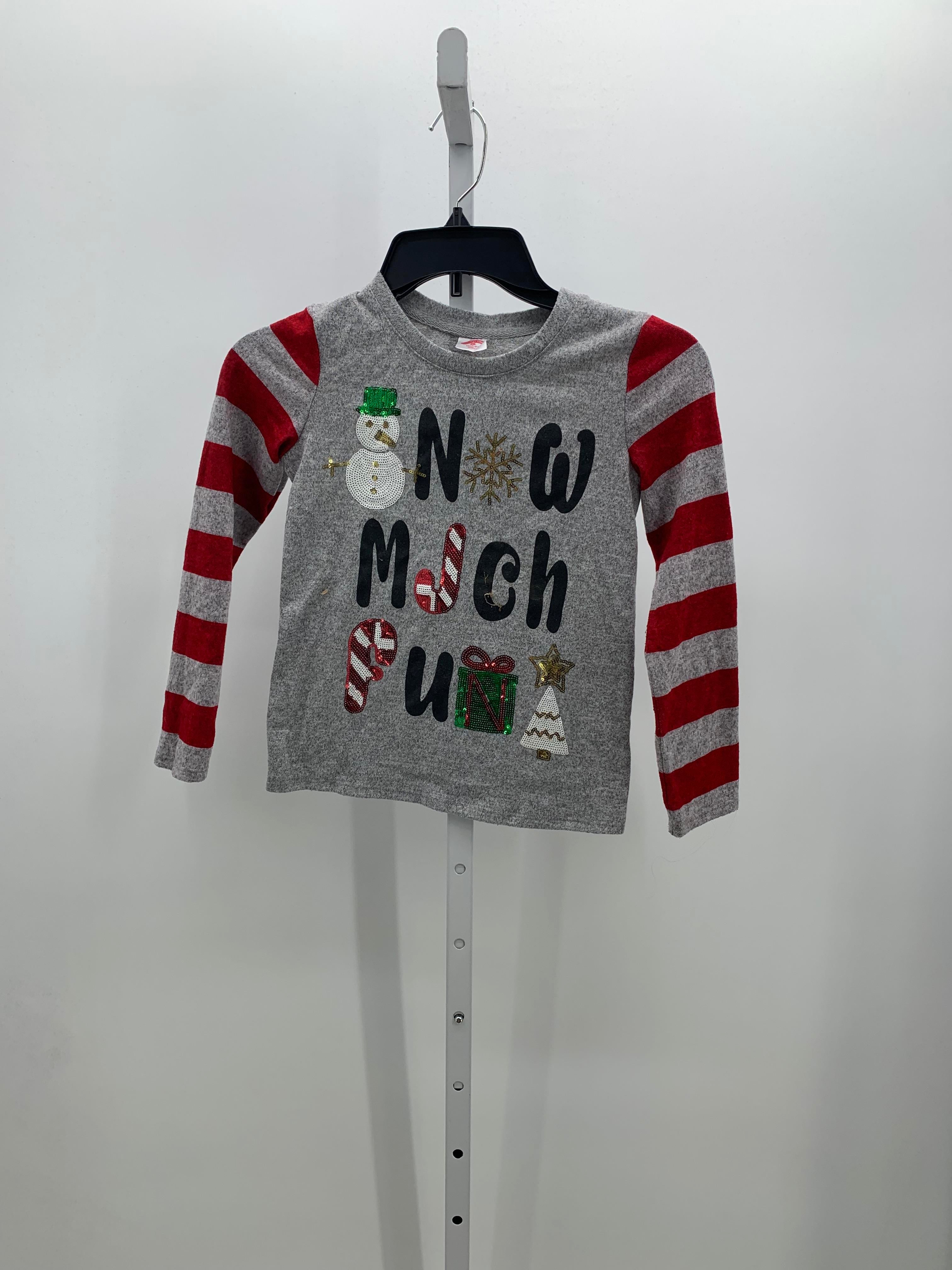 LONG SLV SHIRT SNOW MUCH FUN.