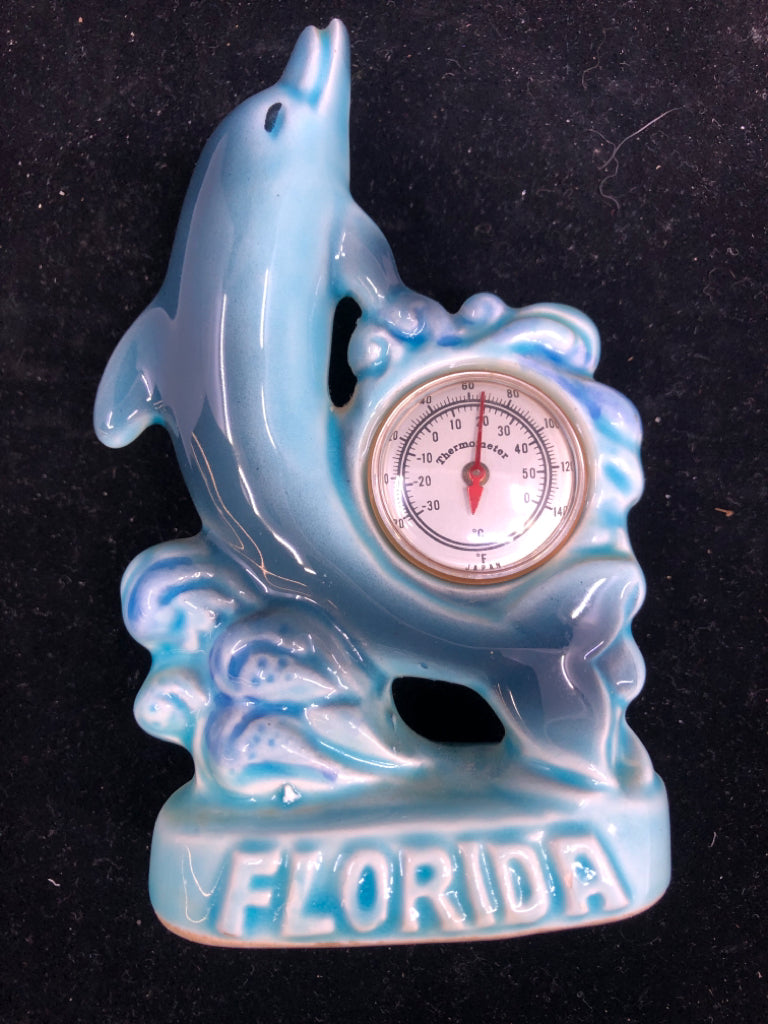 VTG DOLPHIN FLORIDA CLOCK.