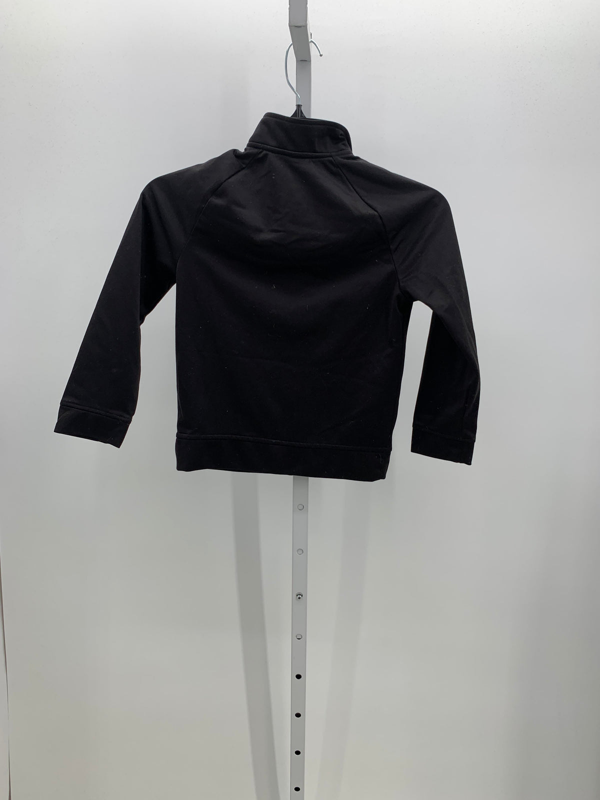 GREY STRIPE ZIP KNIT
