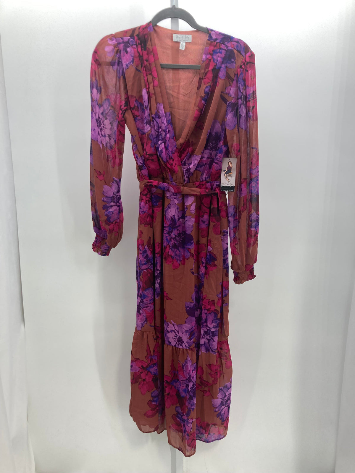 Sofia Size Small Misses Long Sleeve Dress