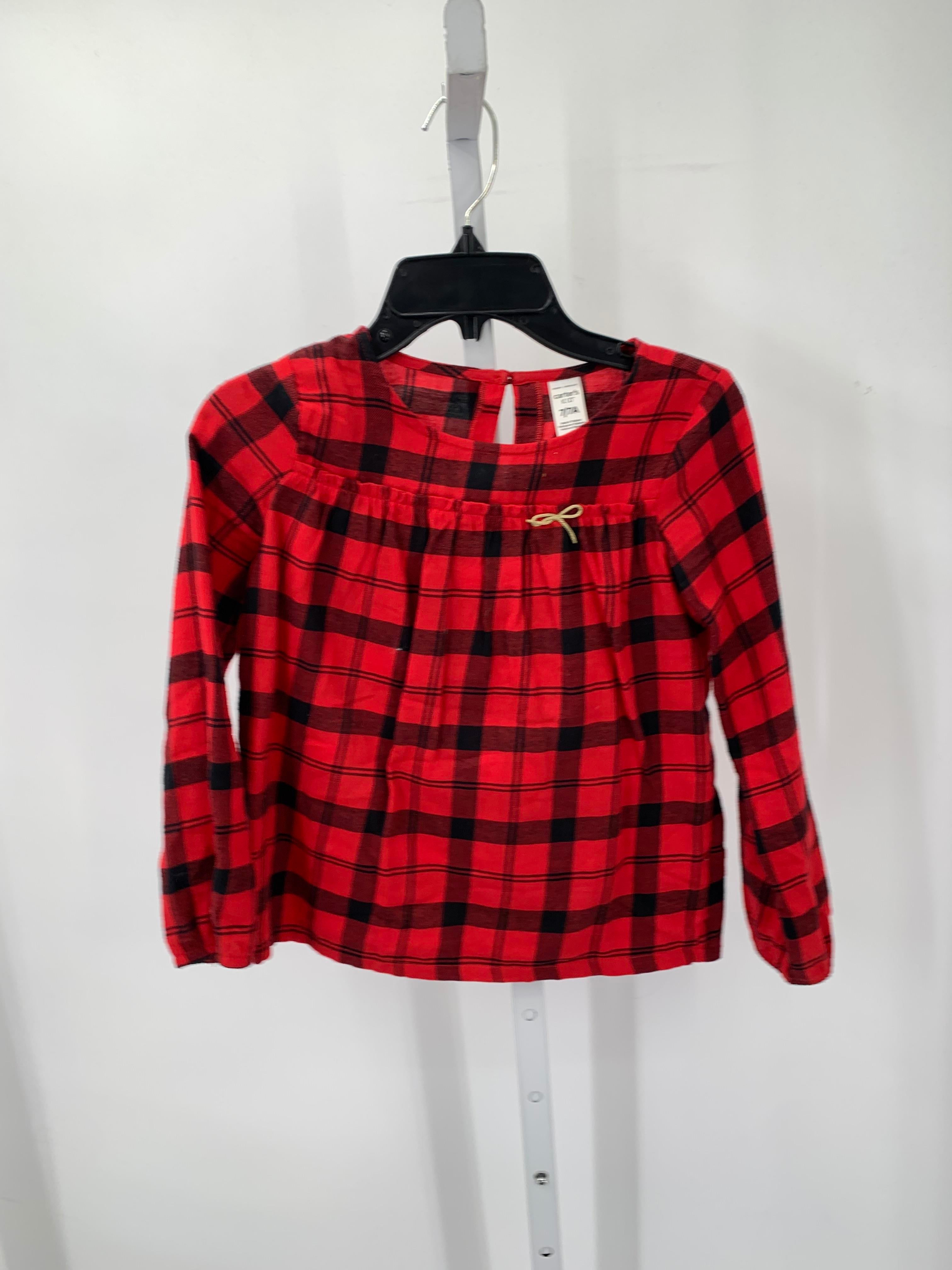Carters Size 7 Girls Long Sleeve Shirt