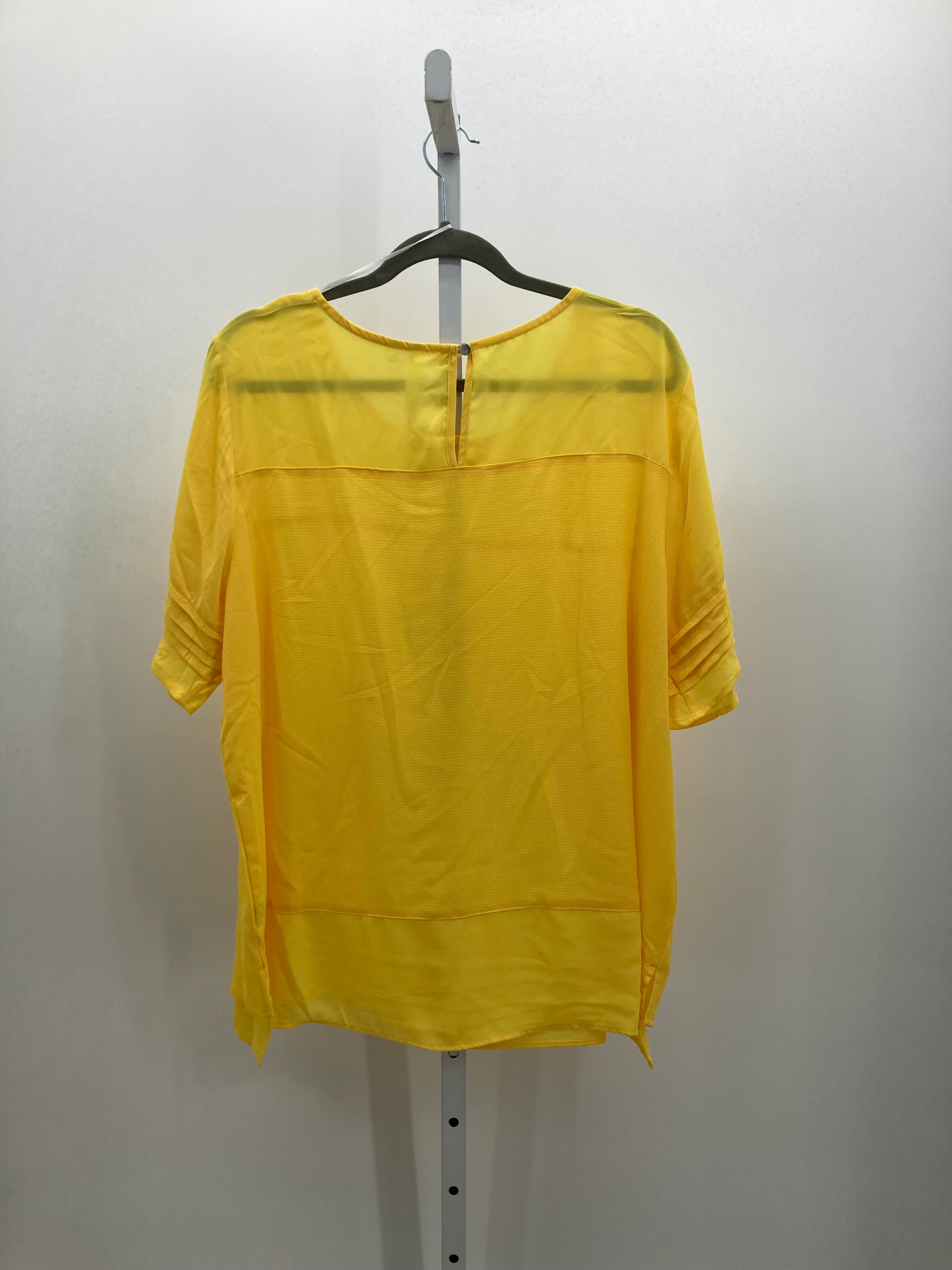 NY Collection Size 2X Womens Short Sleeve Shirt