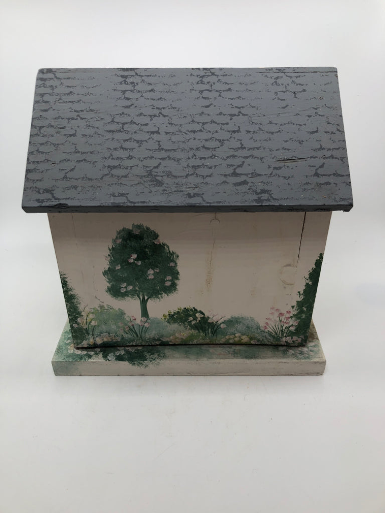 PAINTED BIRDHOUSE.
